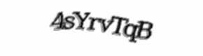 Security check image, please type the characters shown