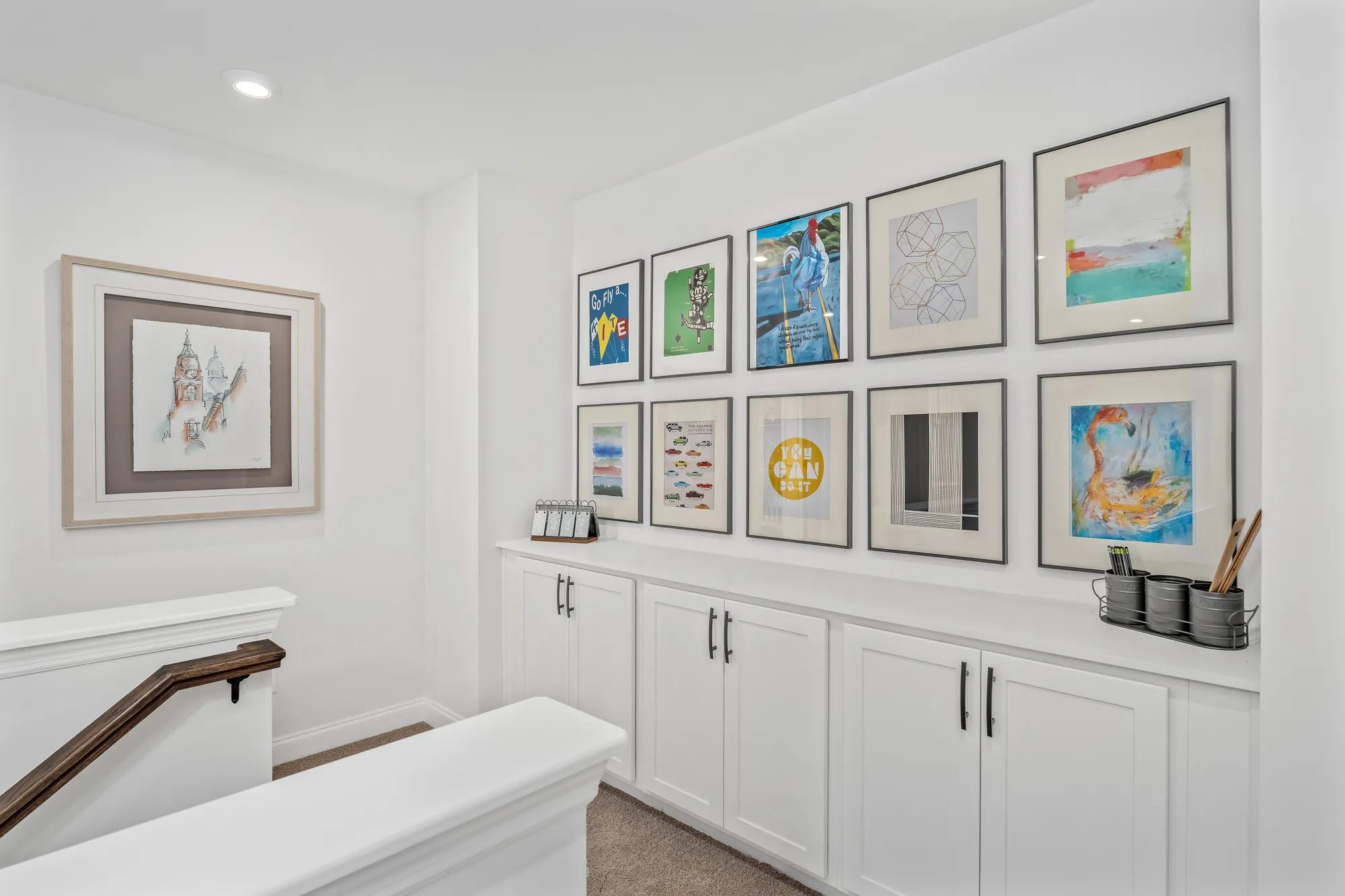 custom townhome loft space