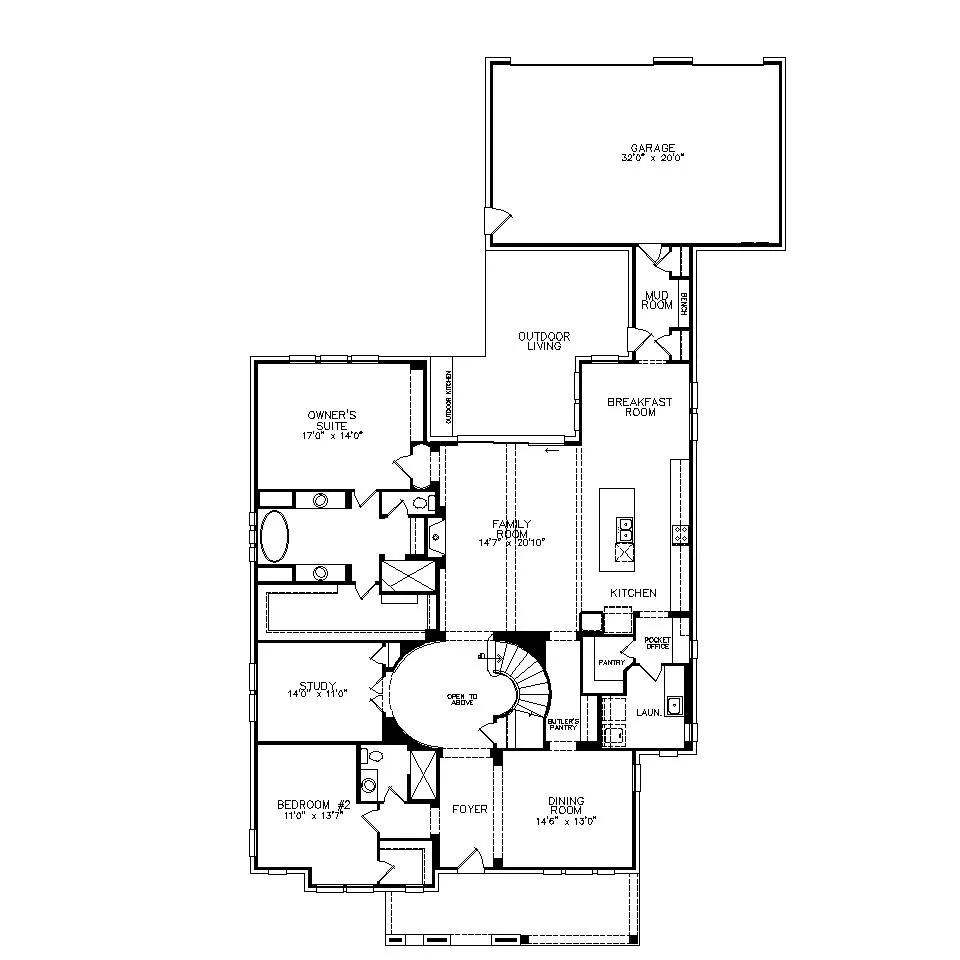 Brayden floor plan drawing