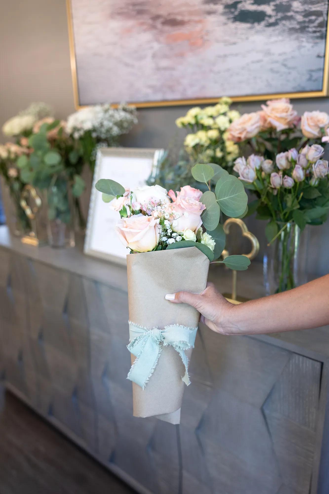 Gorgeous flower arrangements a Drees Home event
