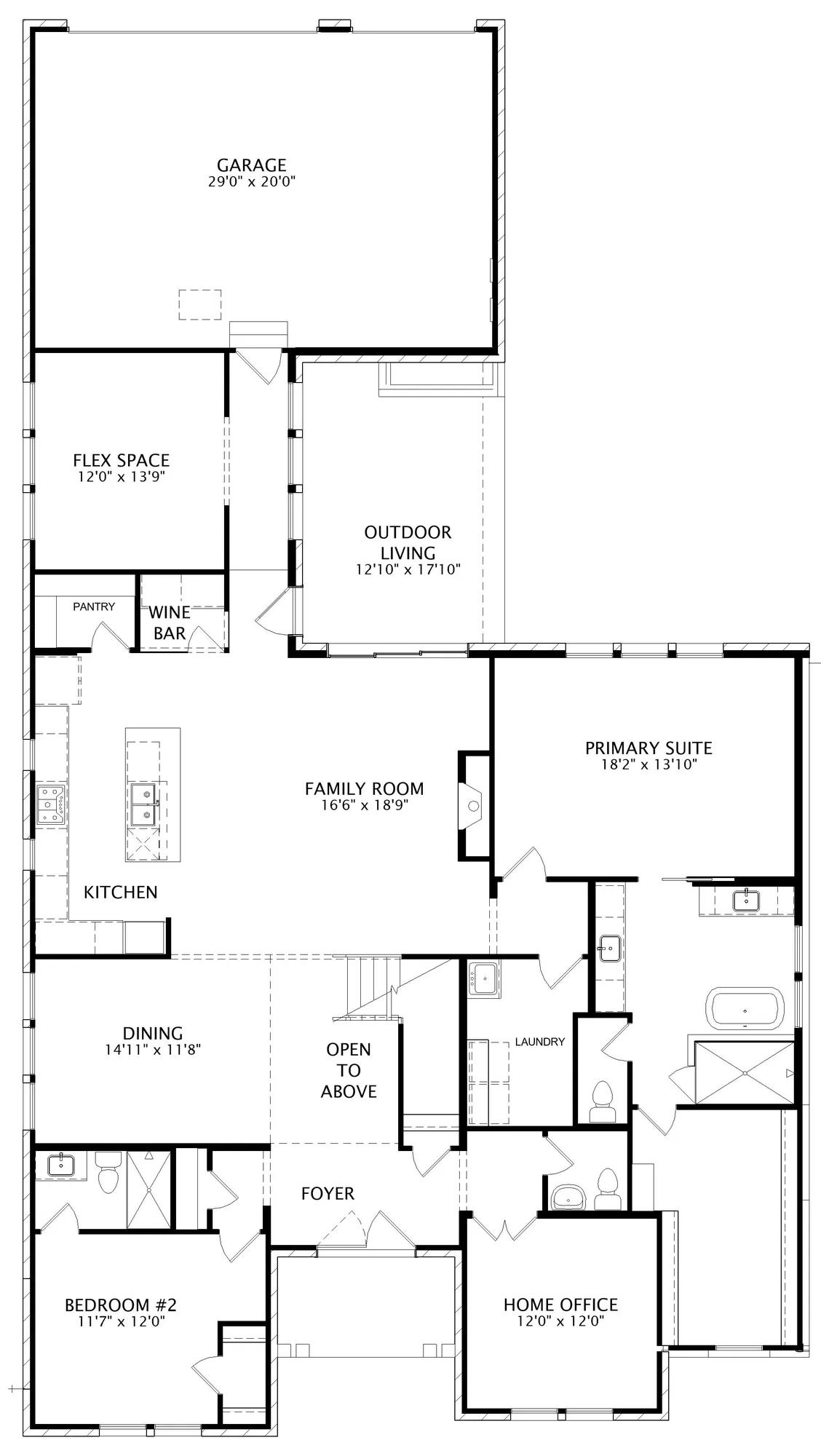 Sydney floor plan drawing