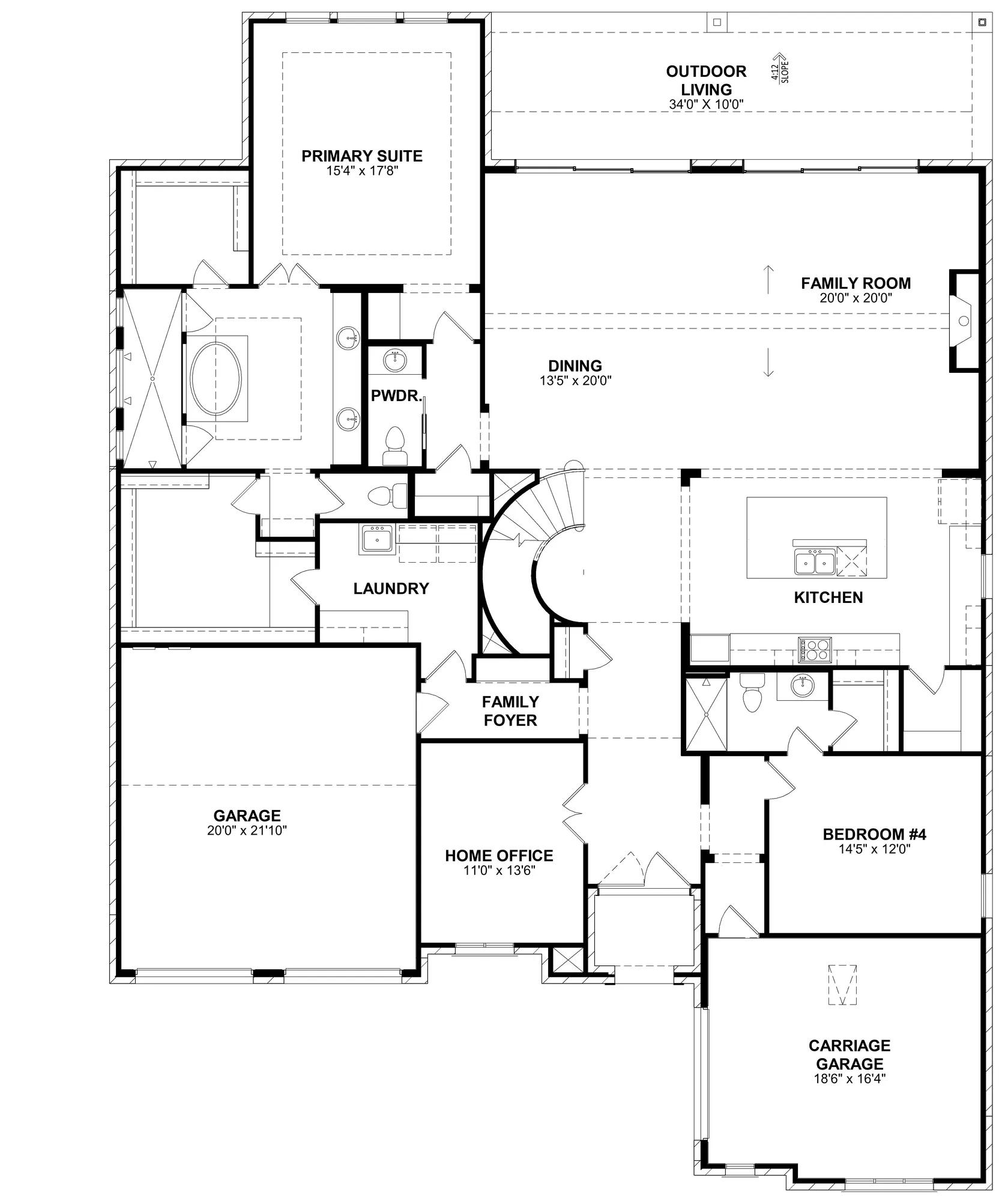 Grantley floor plan drawing