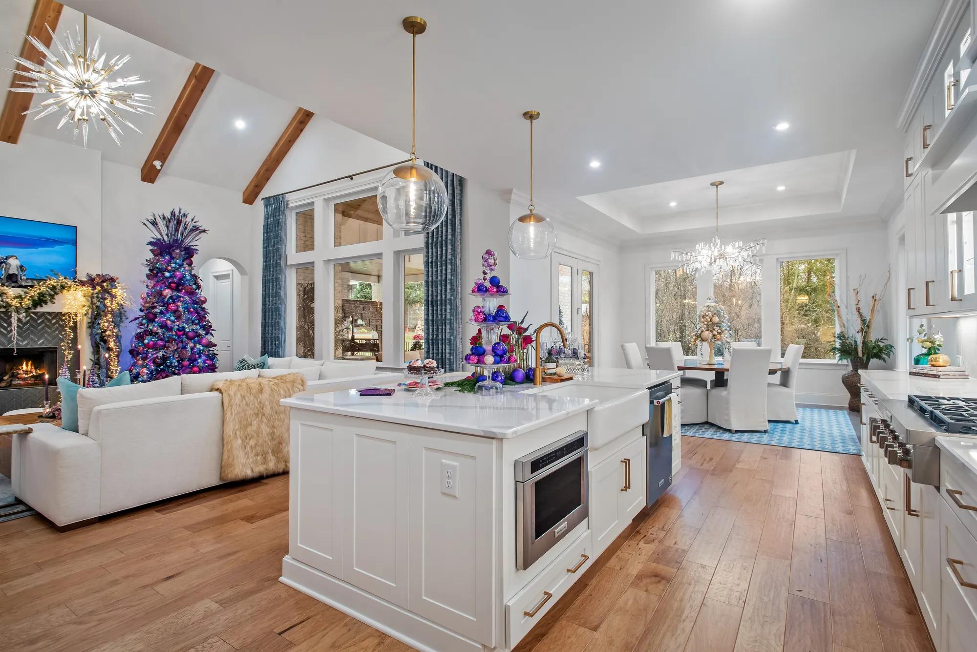new Drees home kitchen perfect for holiday hosting