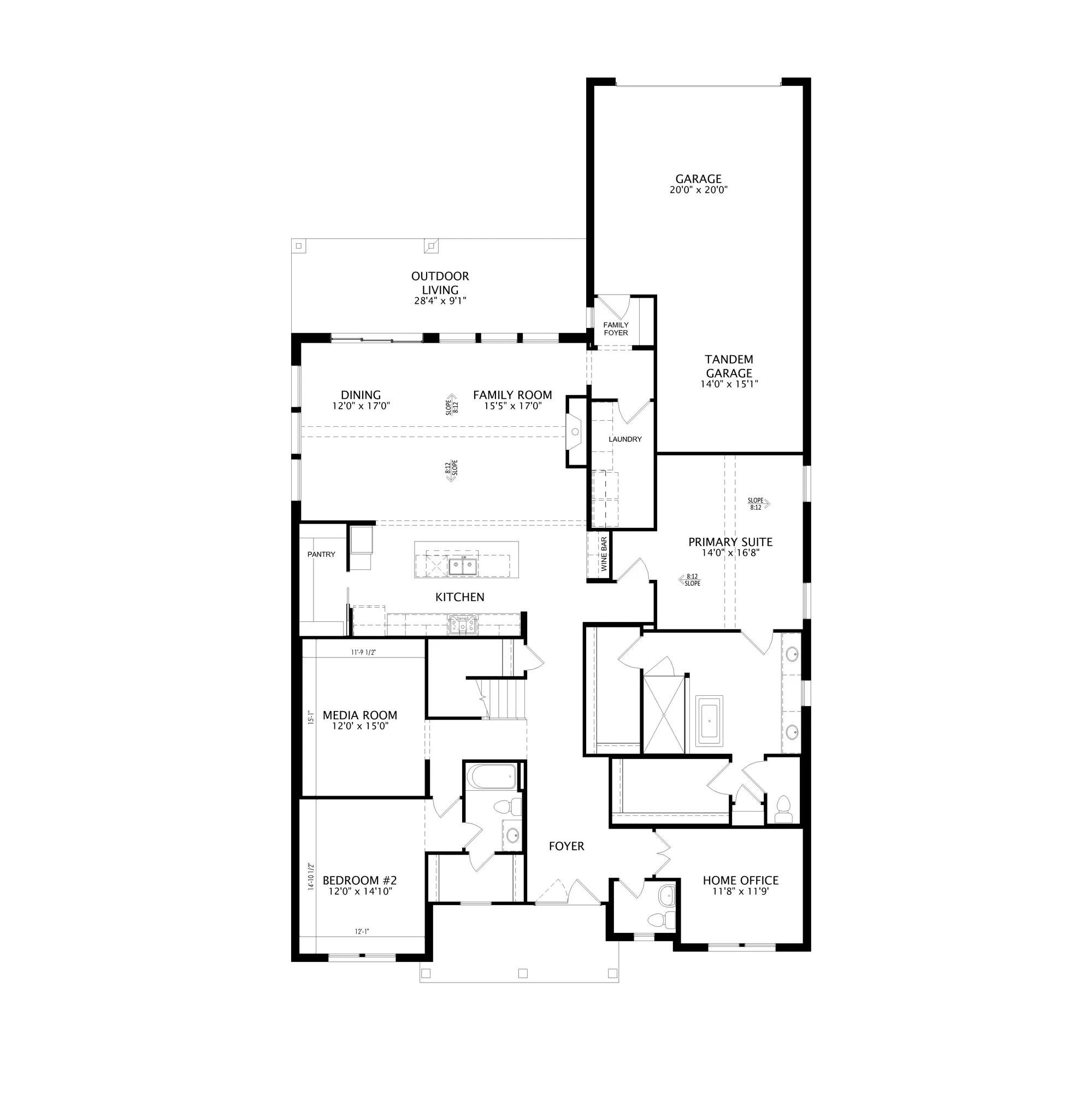 Burkhart floor plan drawing