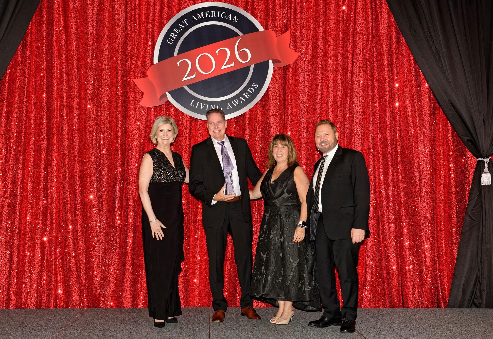 Drees Homes WDC Skye model awarded for best design and architecture at the NVBIA 2026 Great American Living Awards
