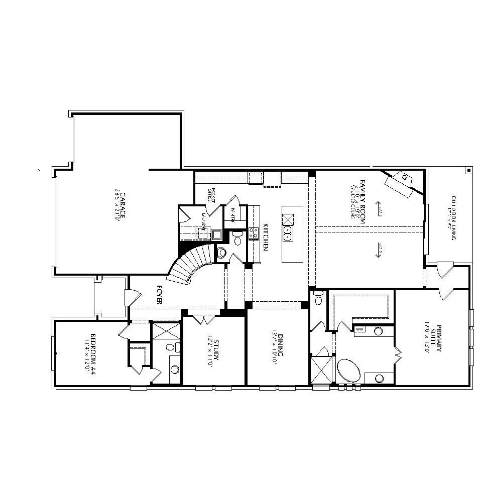 Brendan floor plan drawing