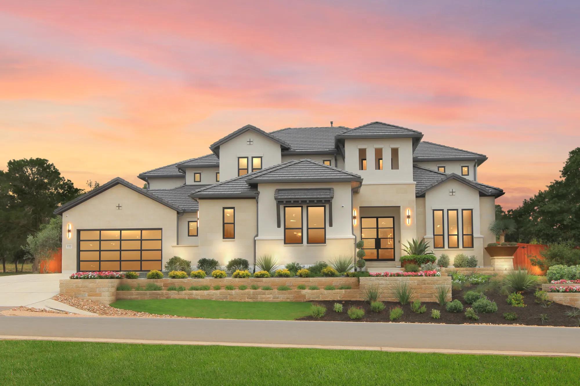 new Drees home luxury exterior