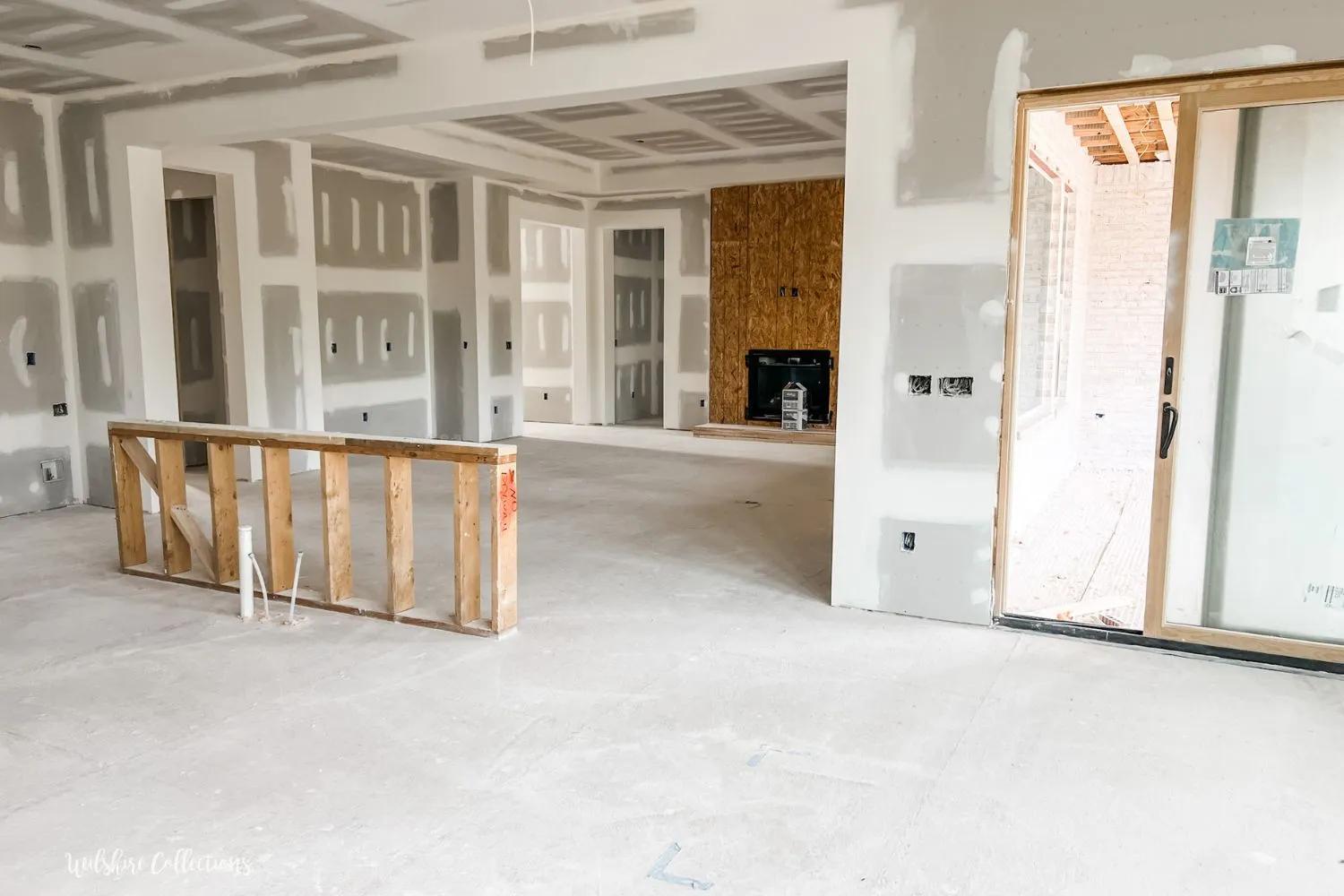 Stacey Collins- custom home in building process