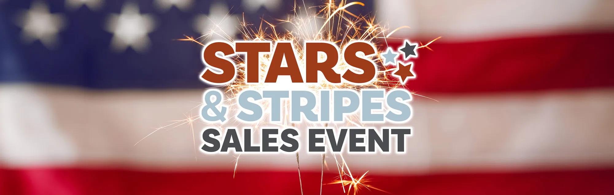 Stars and Stripes landing page header