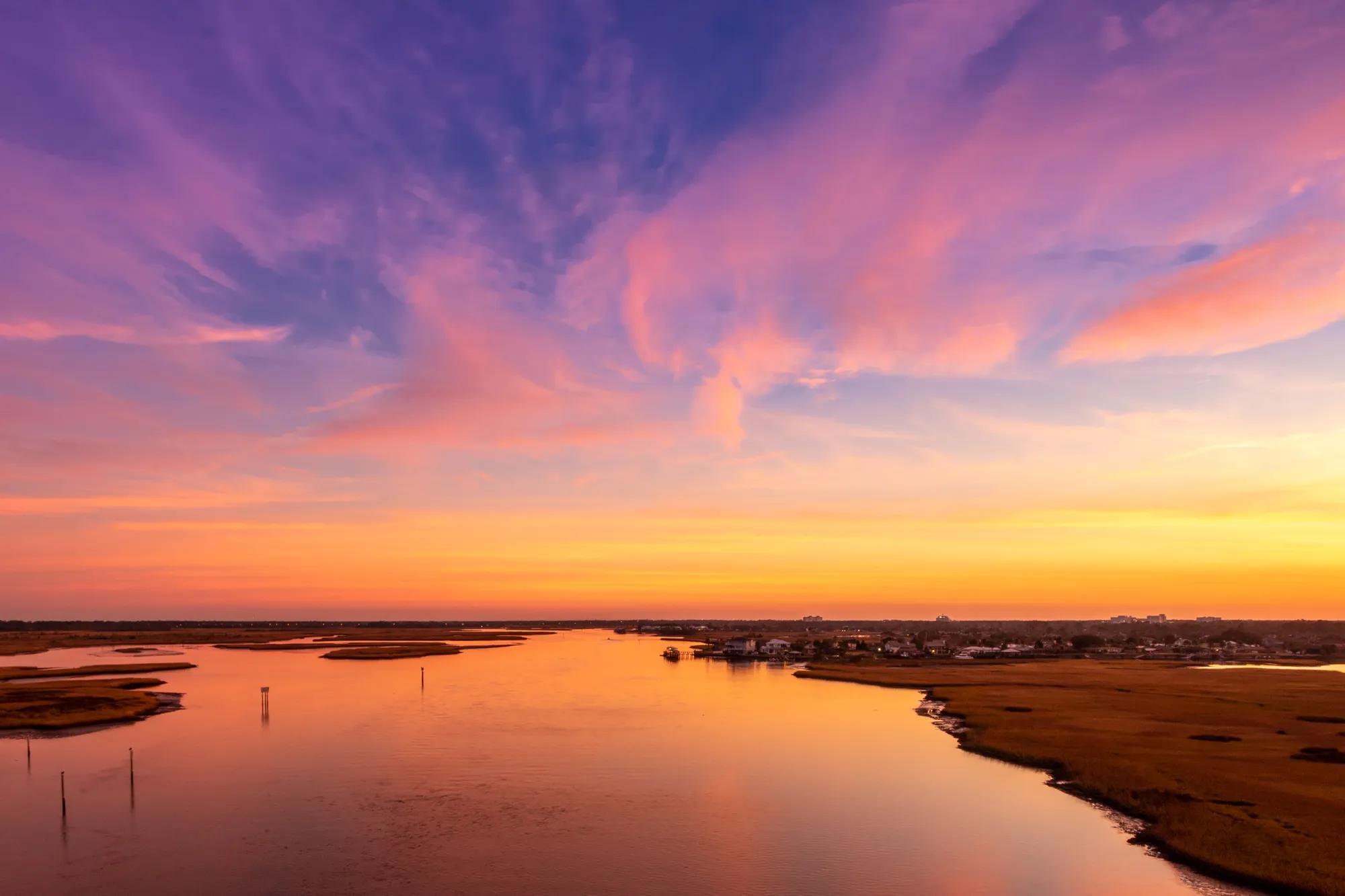 Jacksonville, FL at sunset
