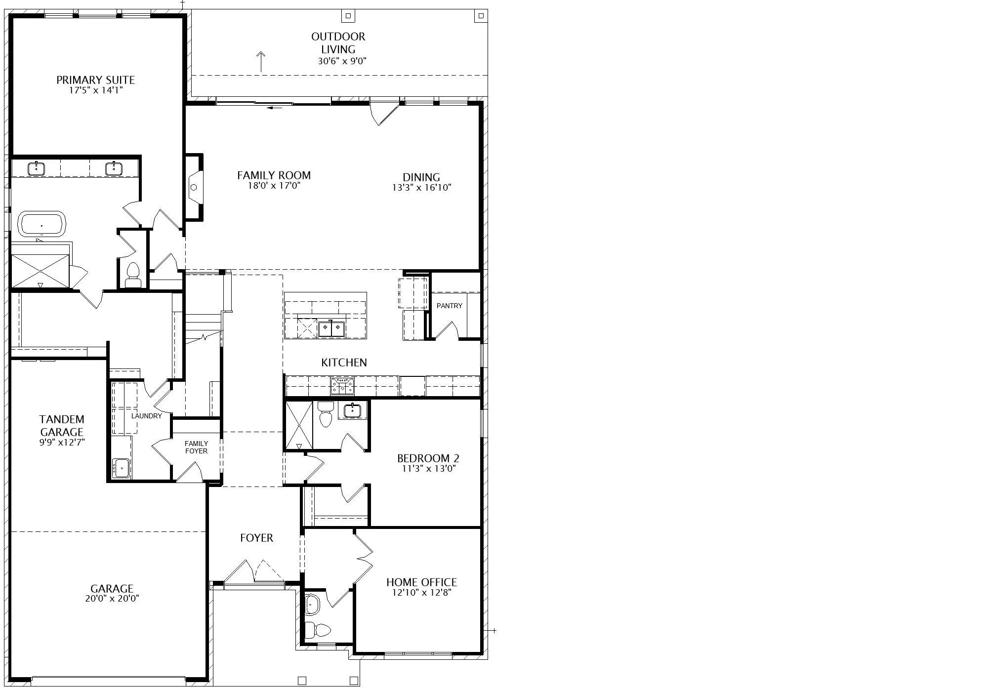 Sanford floor plan drawing