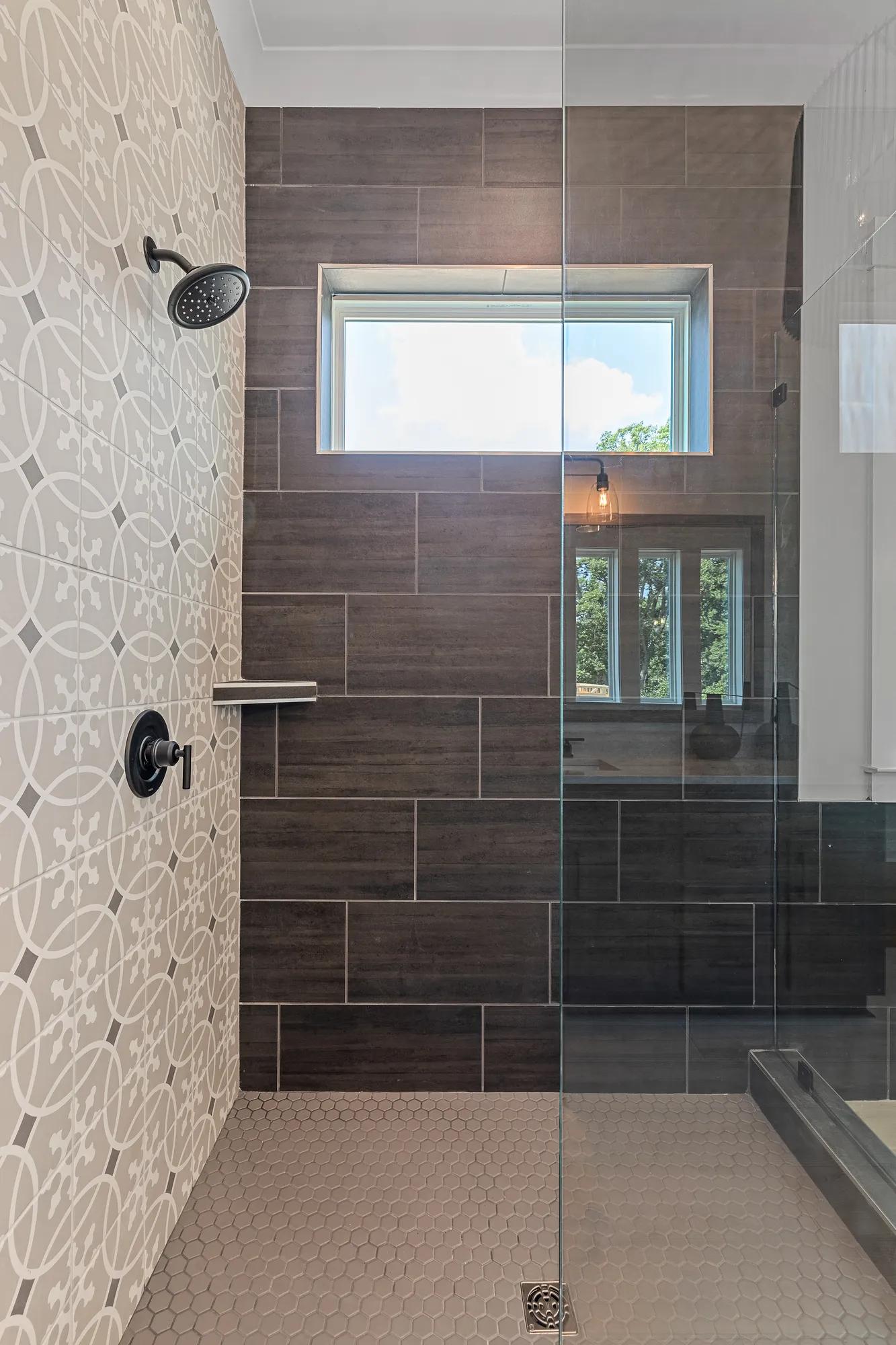 Primary Bath tile shower