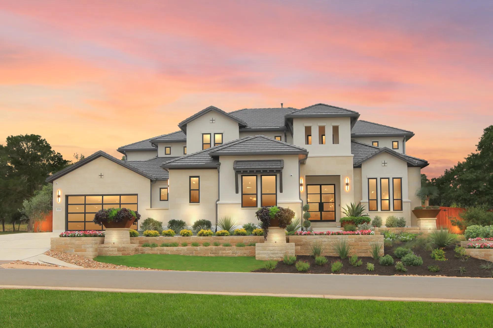 new Drees home luxury exterior