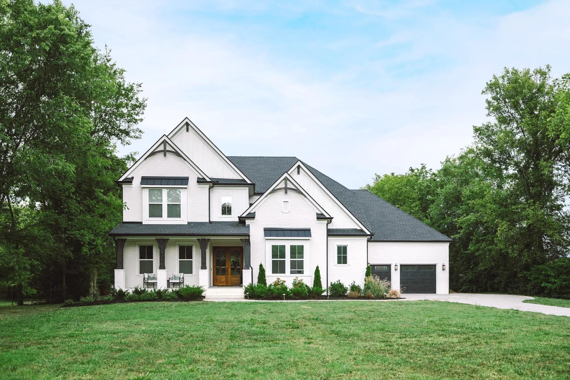 The beautiful exterior of the Somerville plan