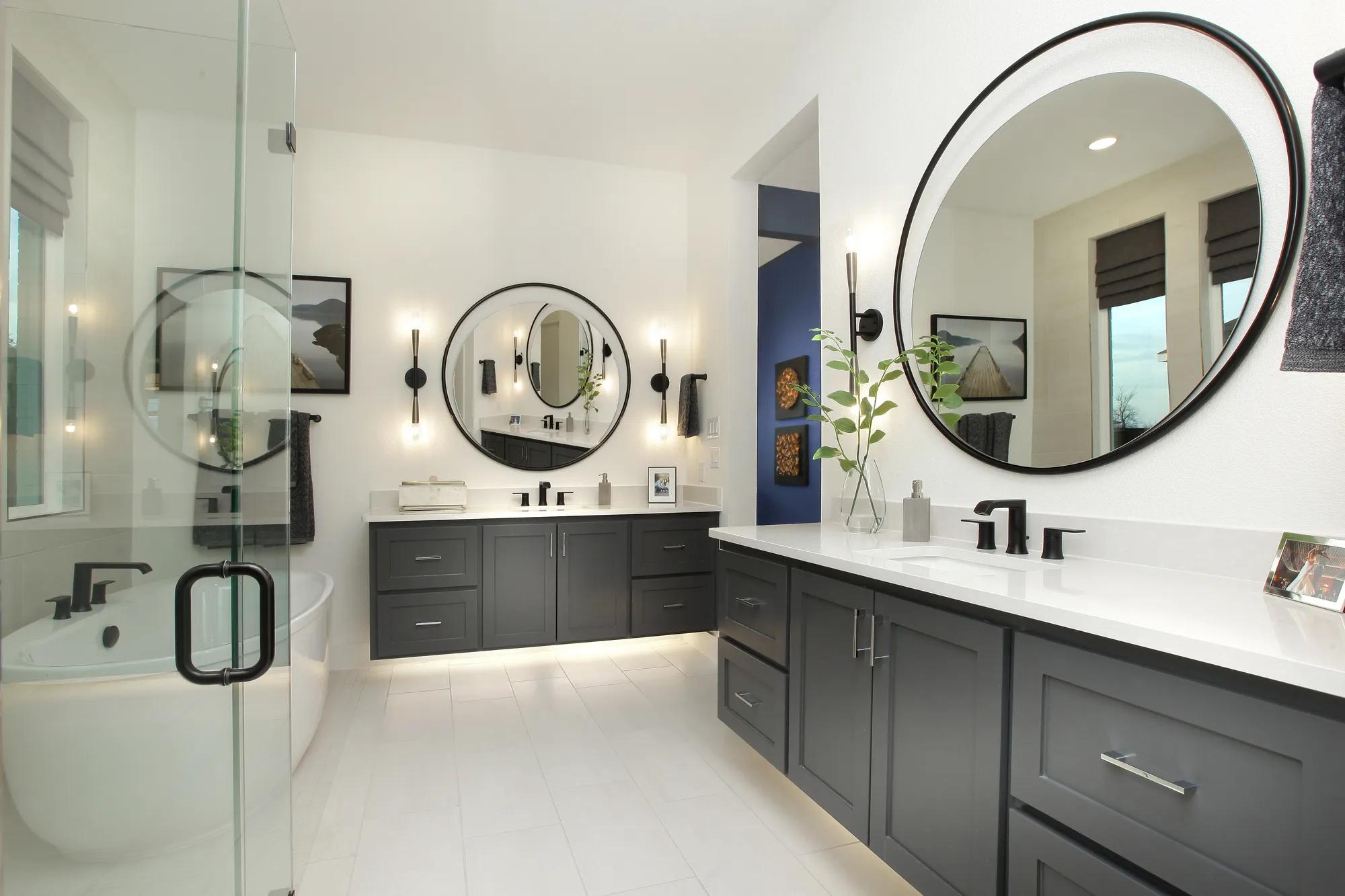 Primary Bath with double vanities