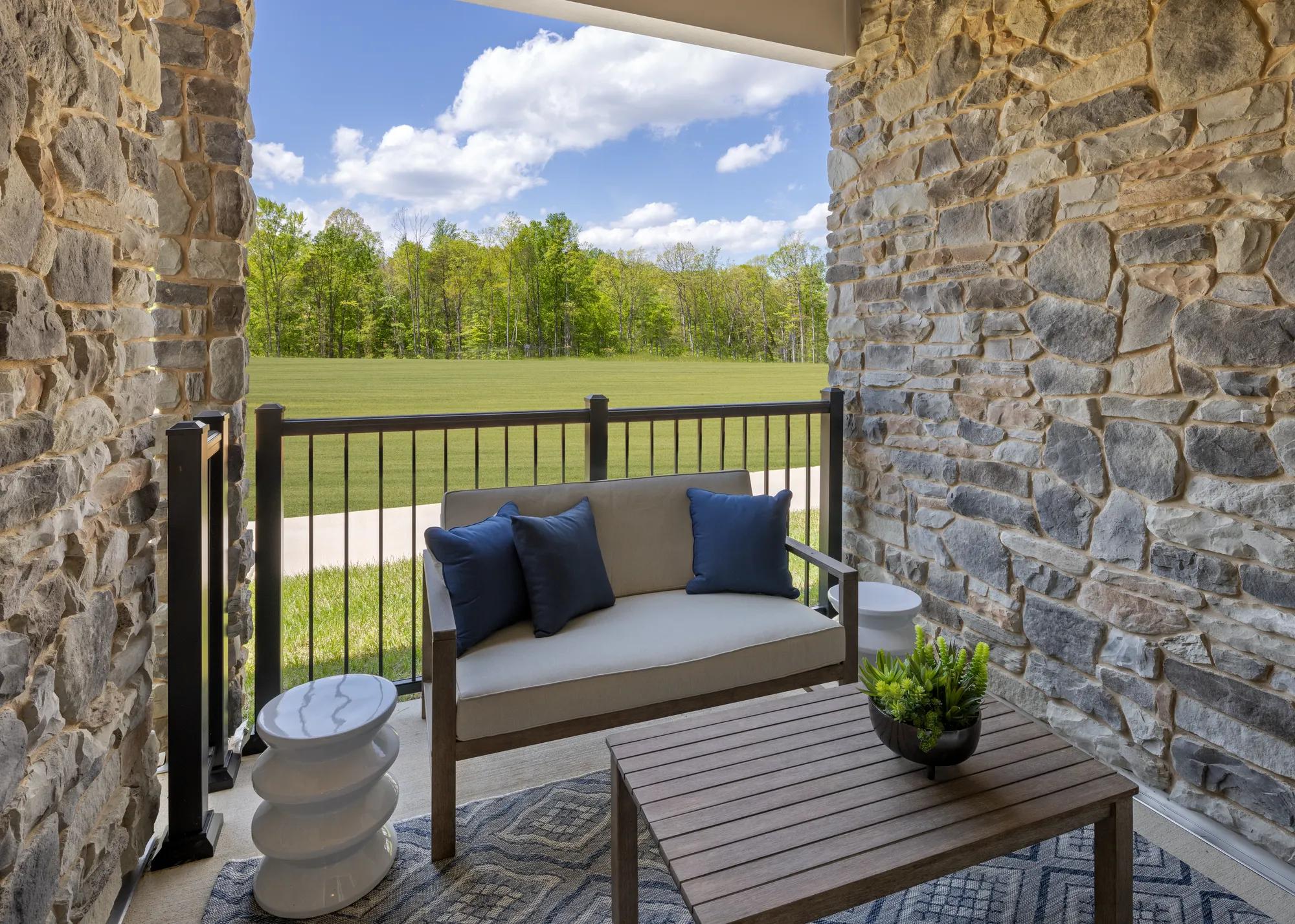 covered outdoor patio