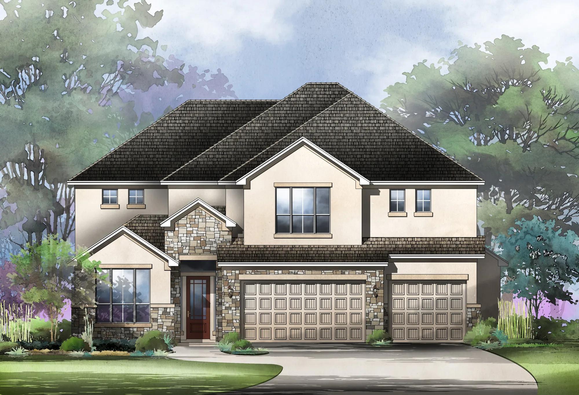 New Home Floor Plans | The Bowman at Kinder Ranch in San Antonio