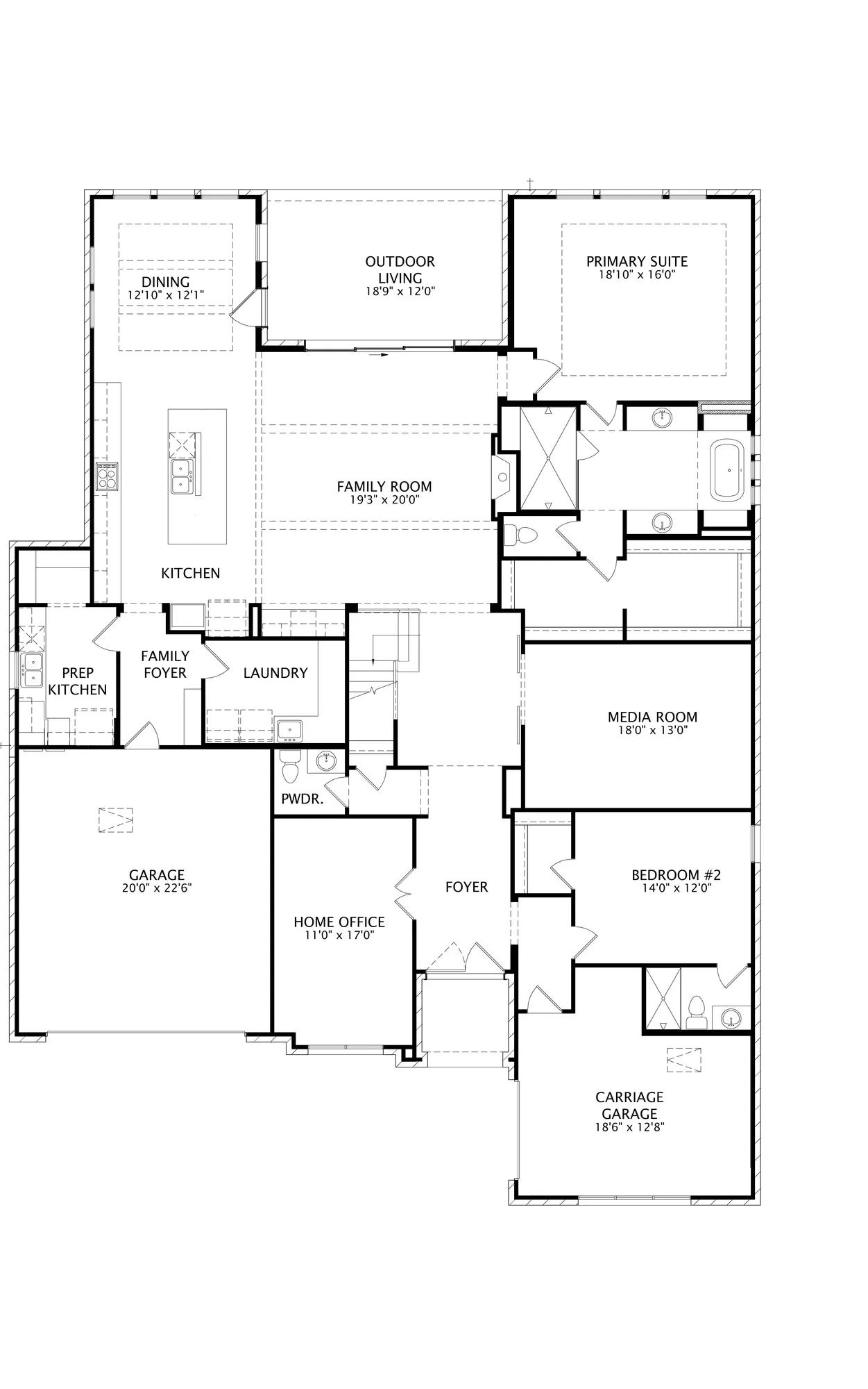 Briargate floor plan drawing