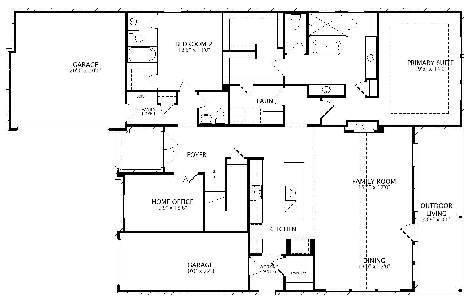 BERKLEY floor plan drawing