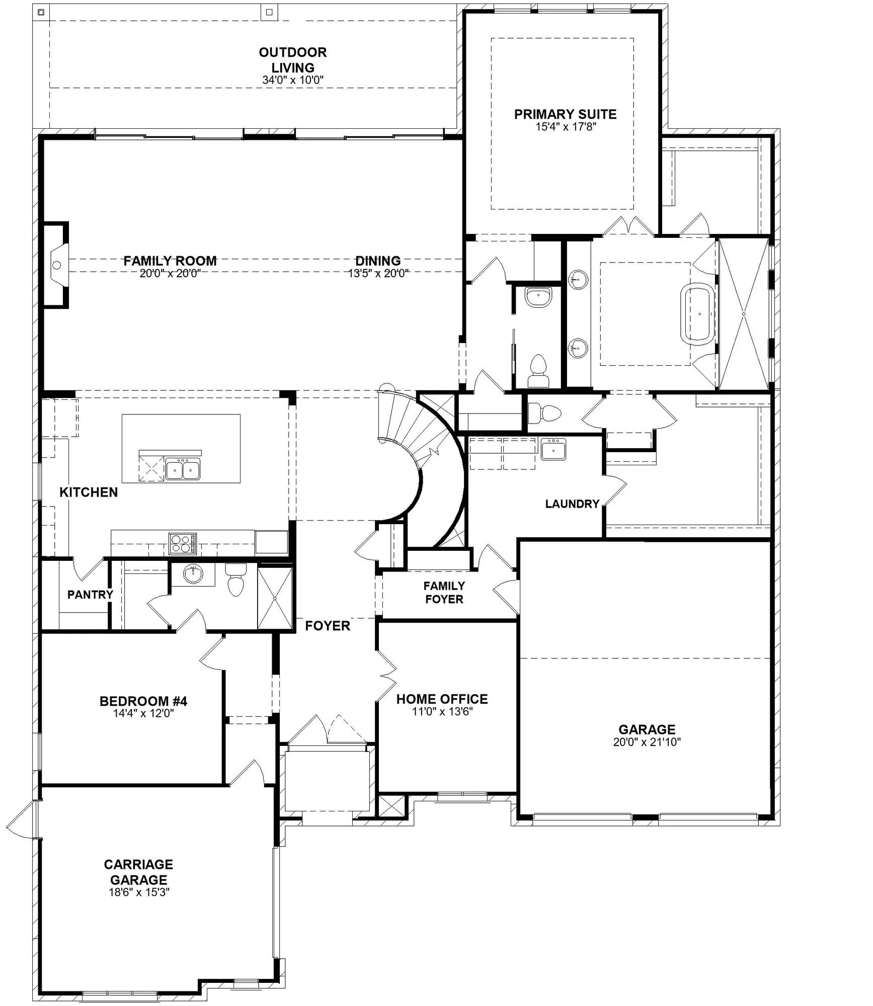 Grantley floor plan drawing