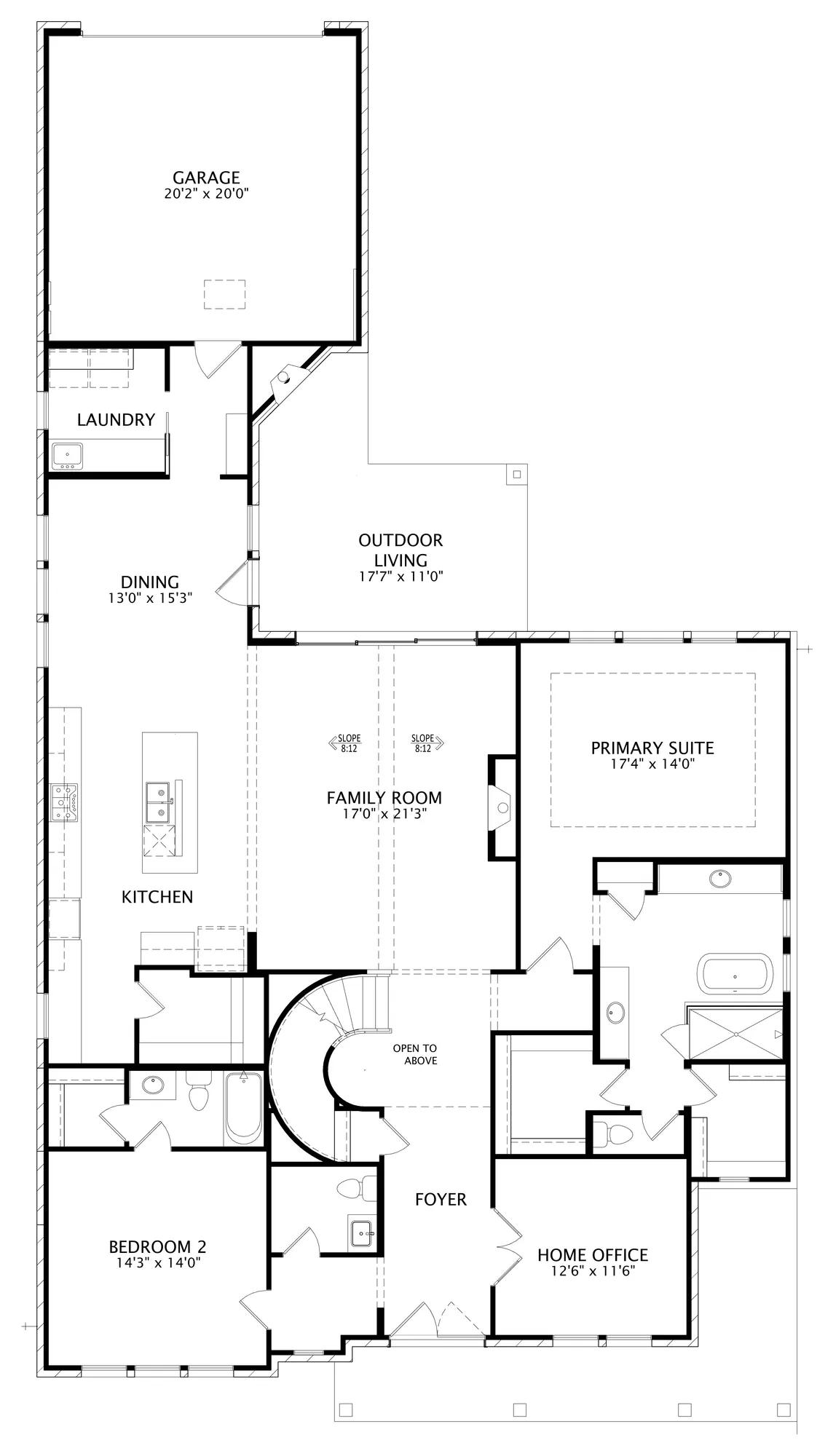 Benson floor plan drawing