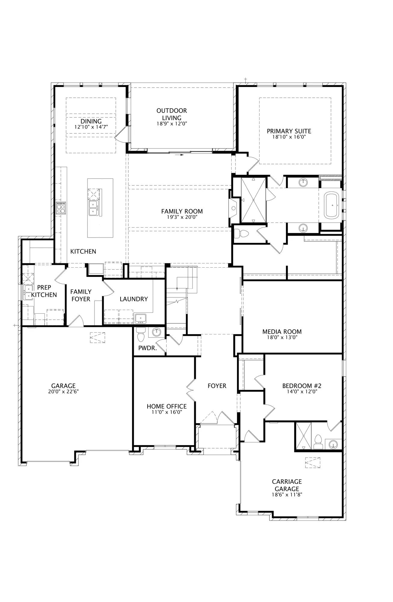 Briargate floor plan drawing