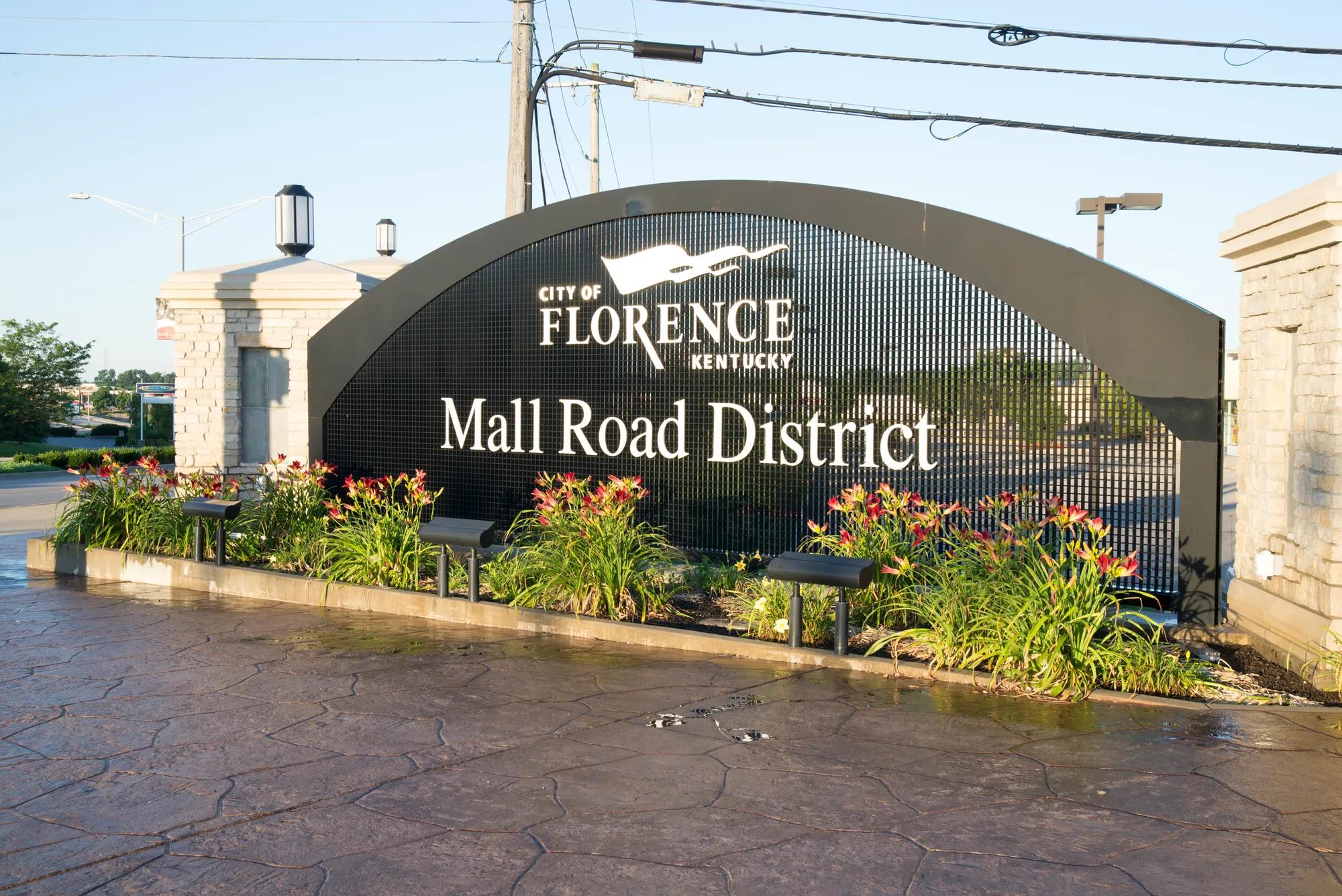 FLORENCE - Mall Rd sign