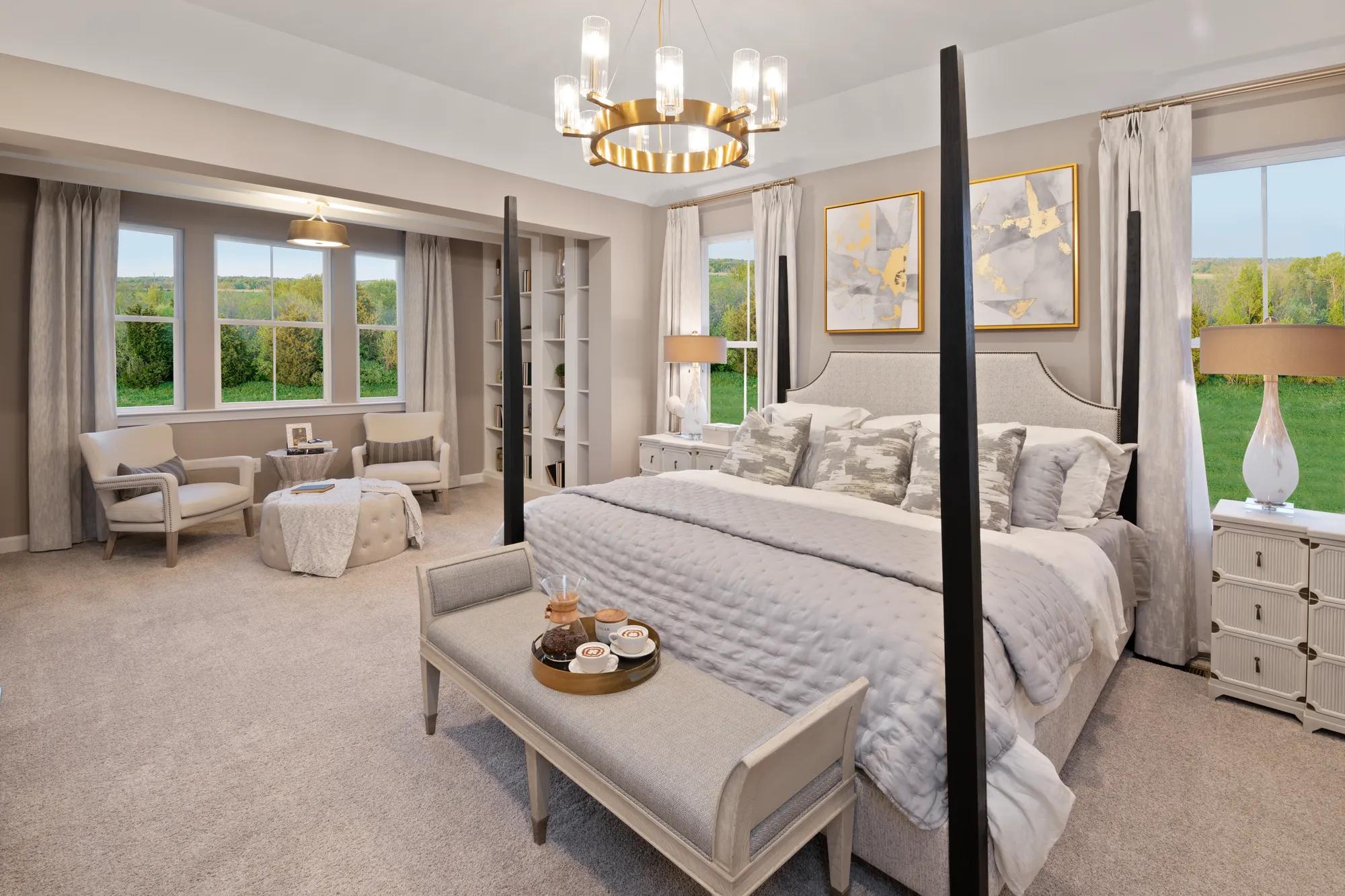 Primary Suite with tray ceiling