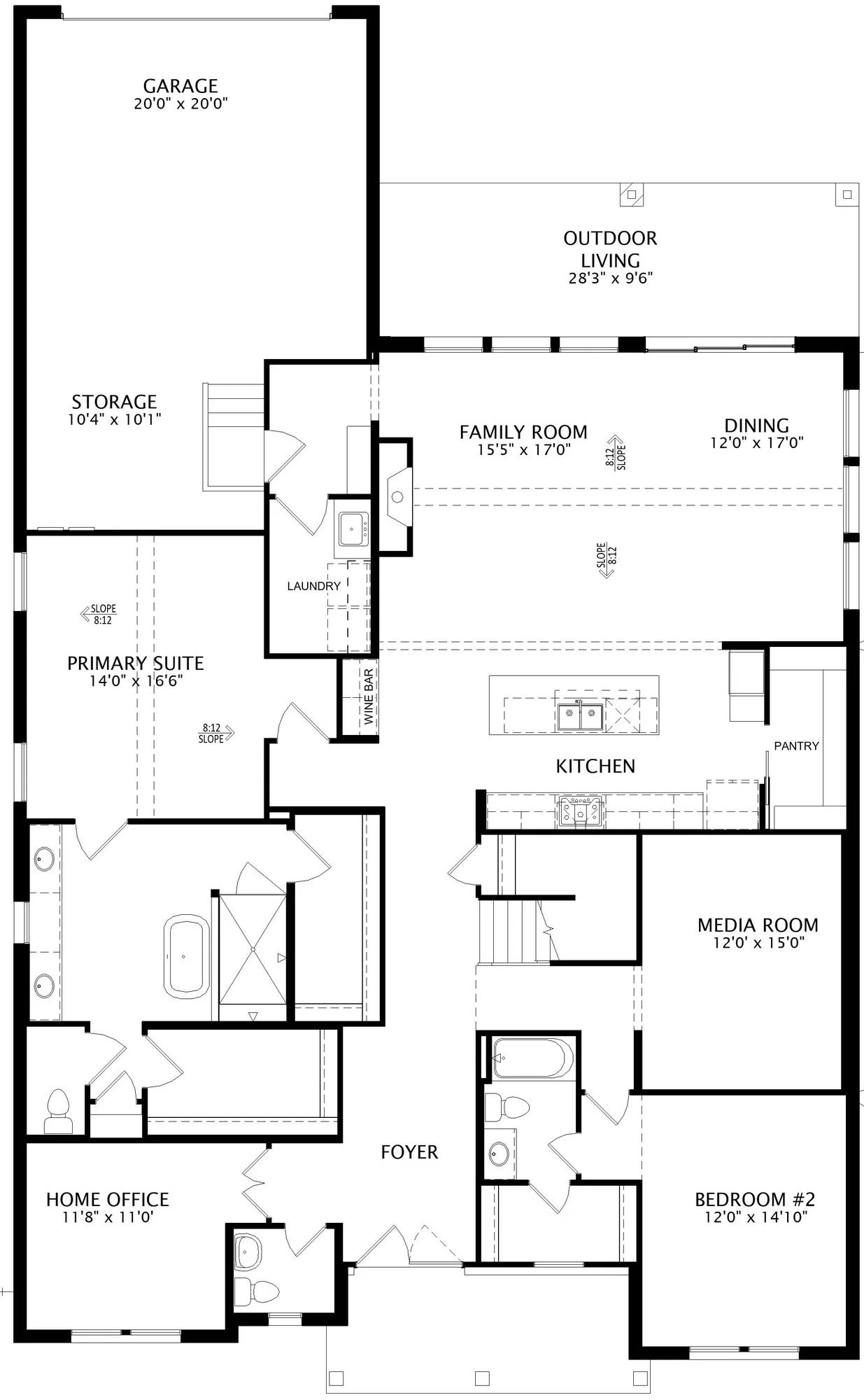Burkhart floor plan drawing