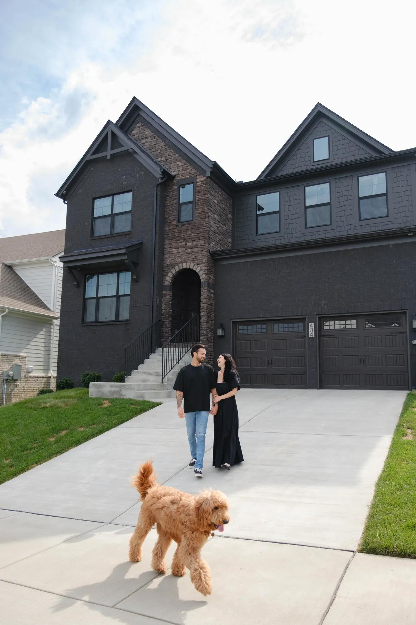 Drees new home welcomes family