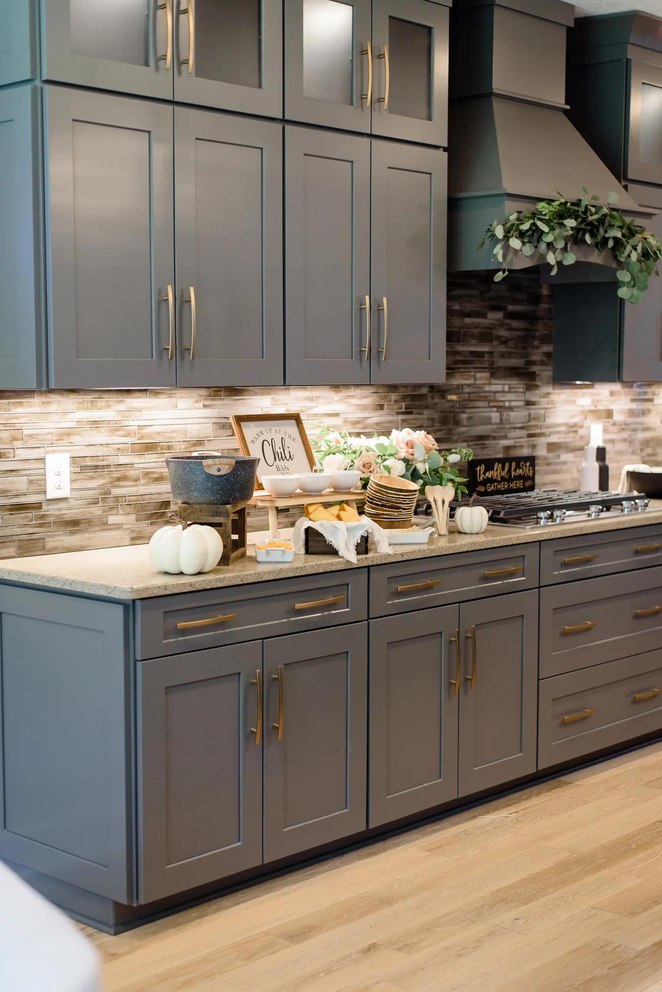 Beautifully displayed chili bar in a Drees Home