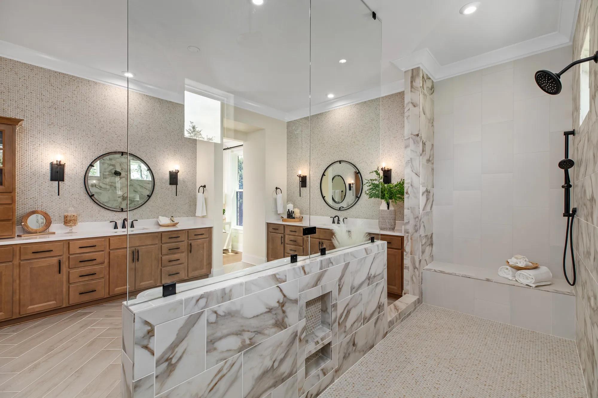 custom shower