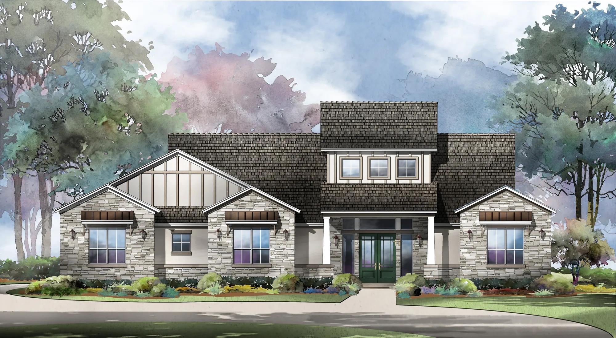 New Home Floor Plans | The Pease at George's Ranch in Boerne, TX