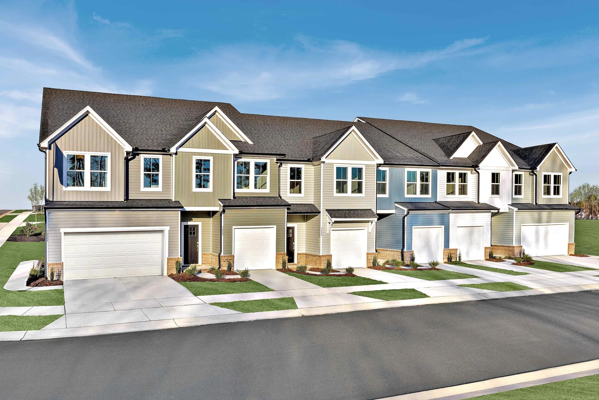 new Drees townhome building