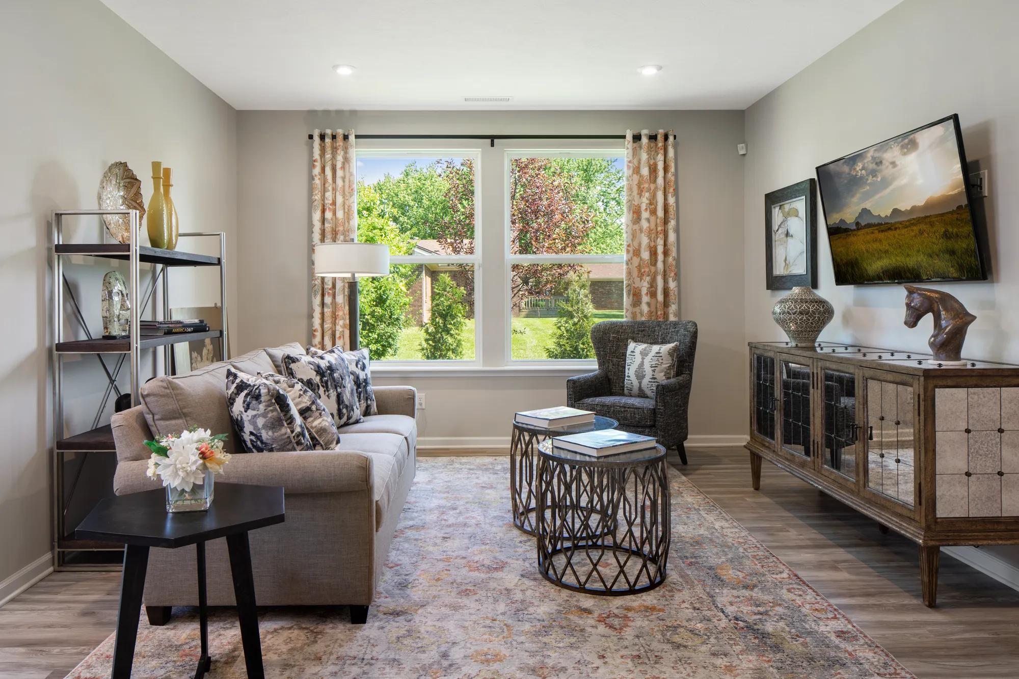 family room with sofa
