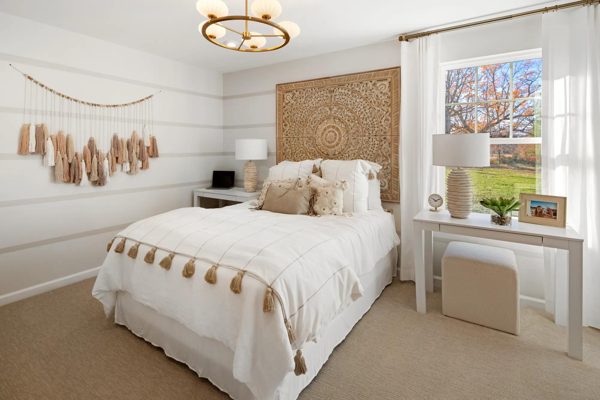 bohemian style secondary bedroom