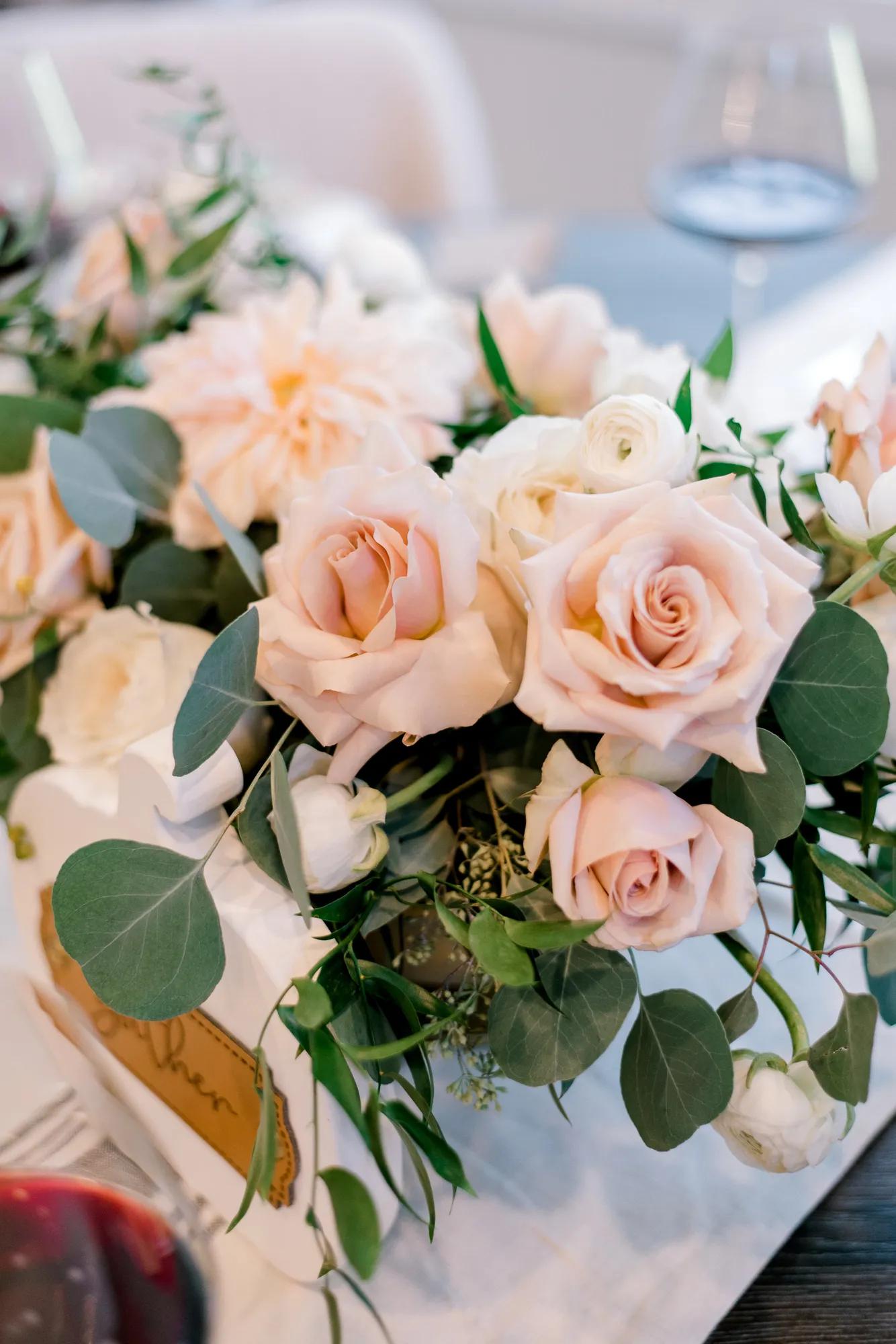 Amazing fall flower arrangements at a custom Drees Home