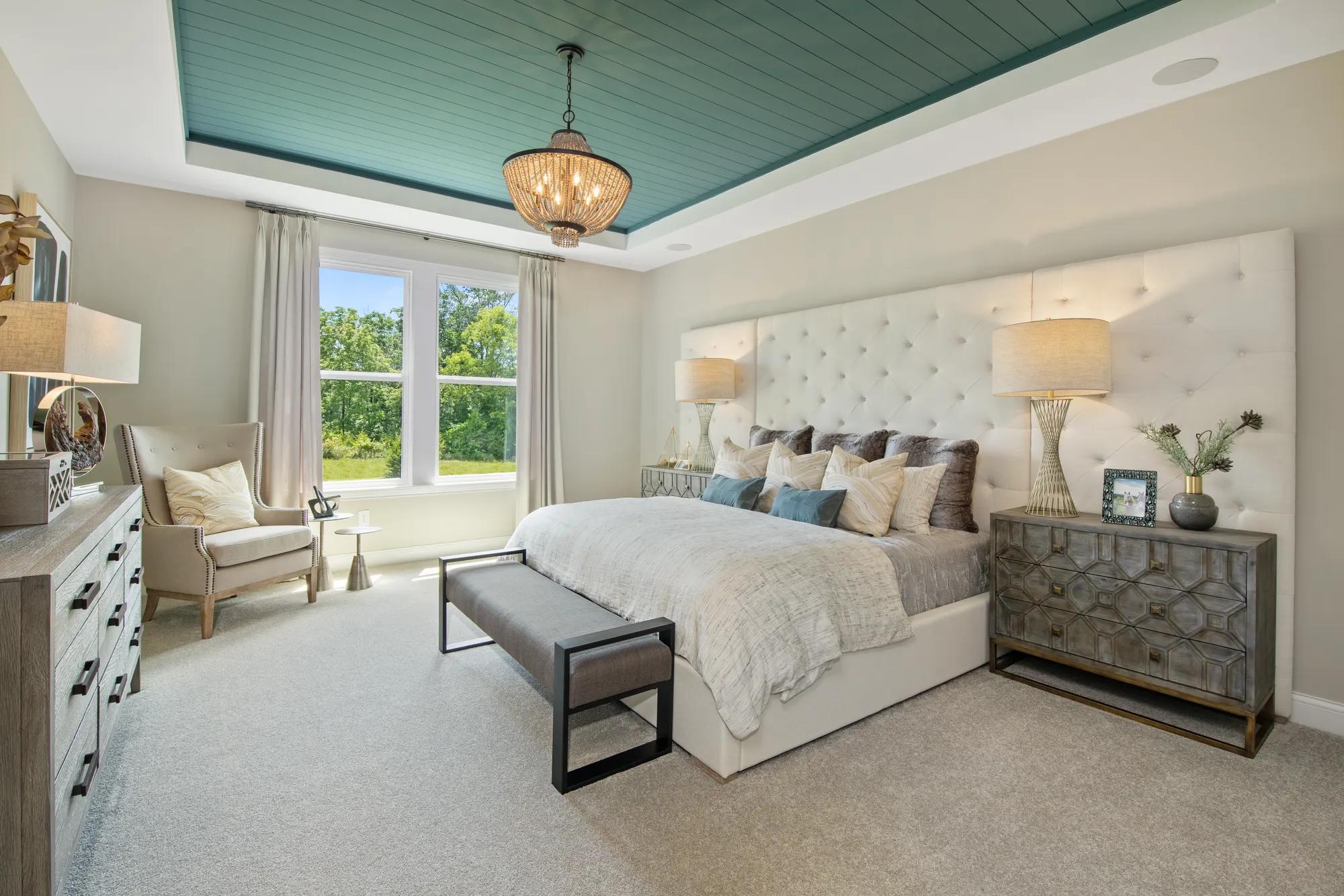 Primary Suite with tray ceiling