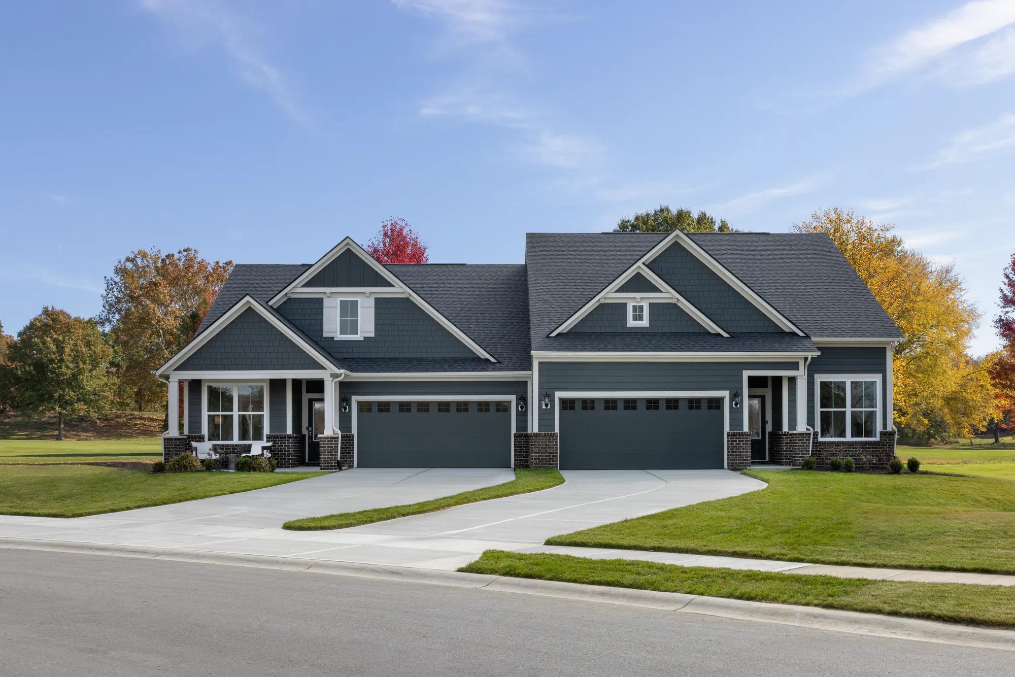 custom paired villa homes