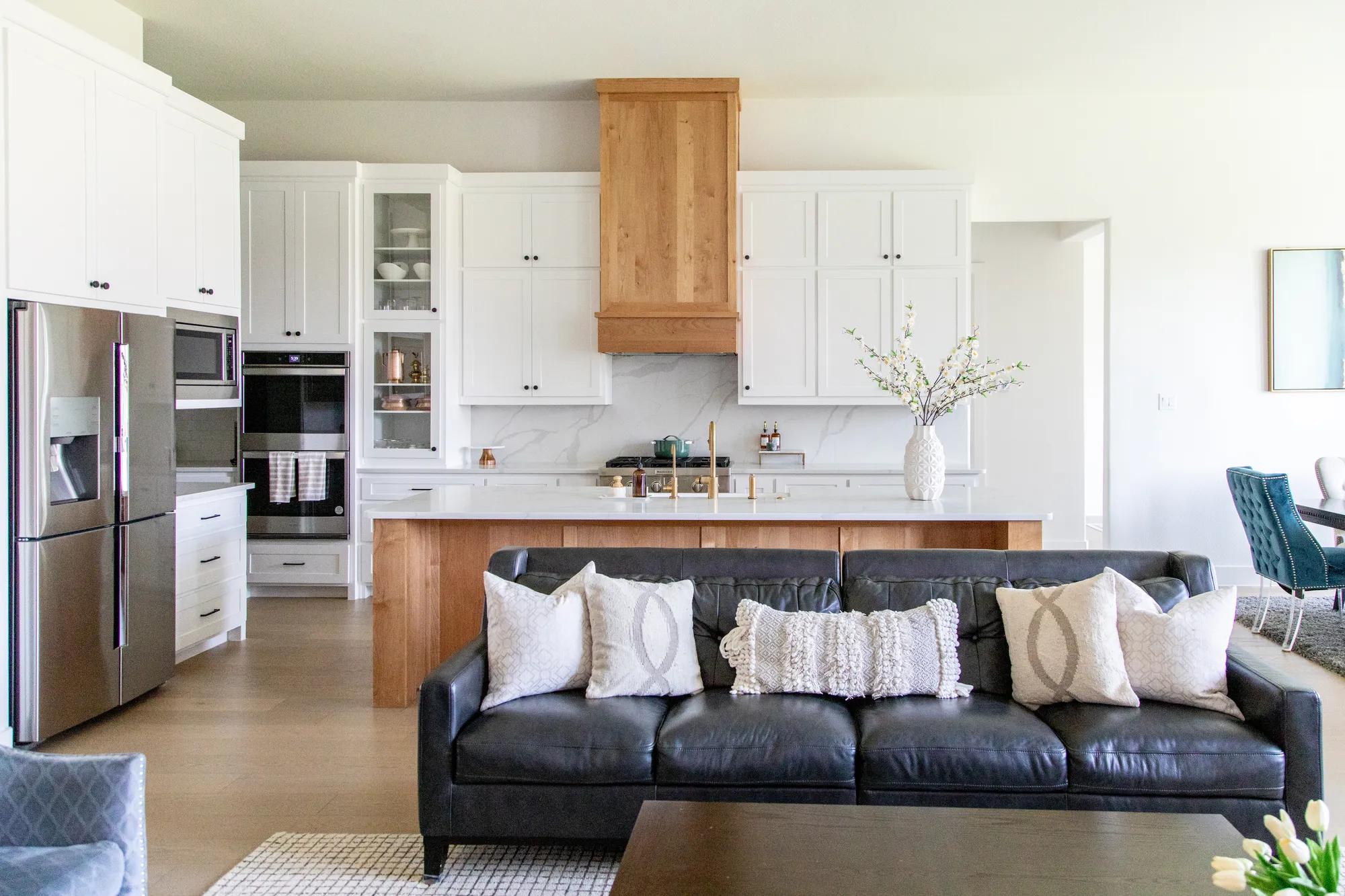 new construction Drees home family room