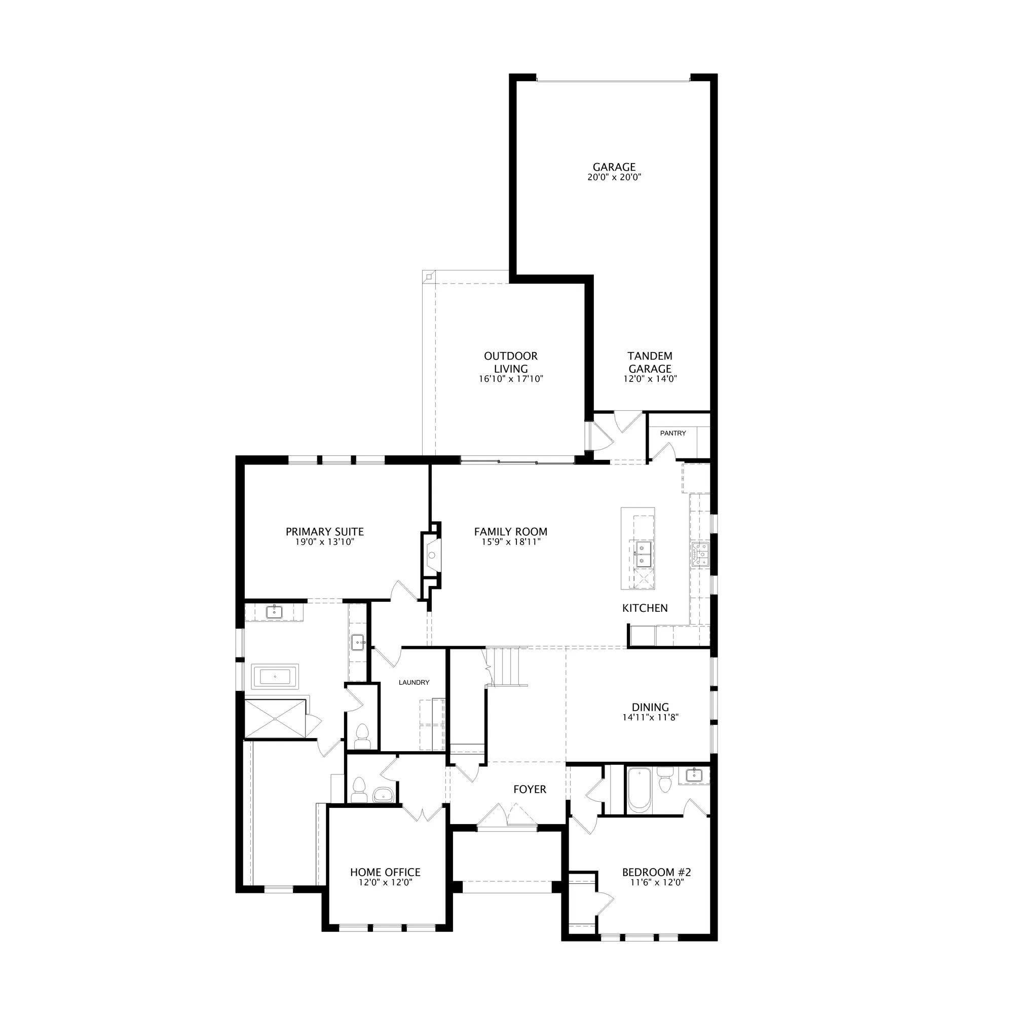 Sydney floor plan drawing