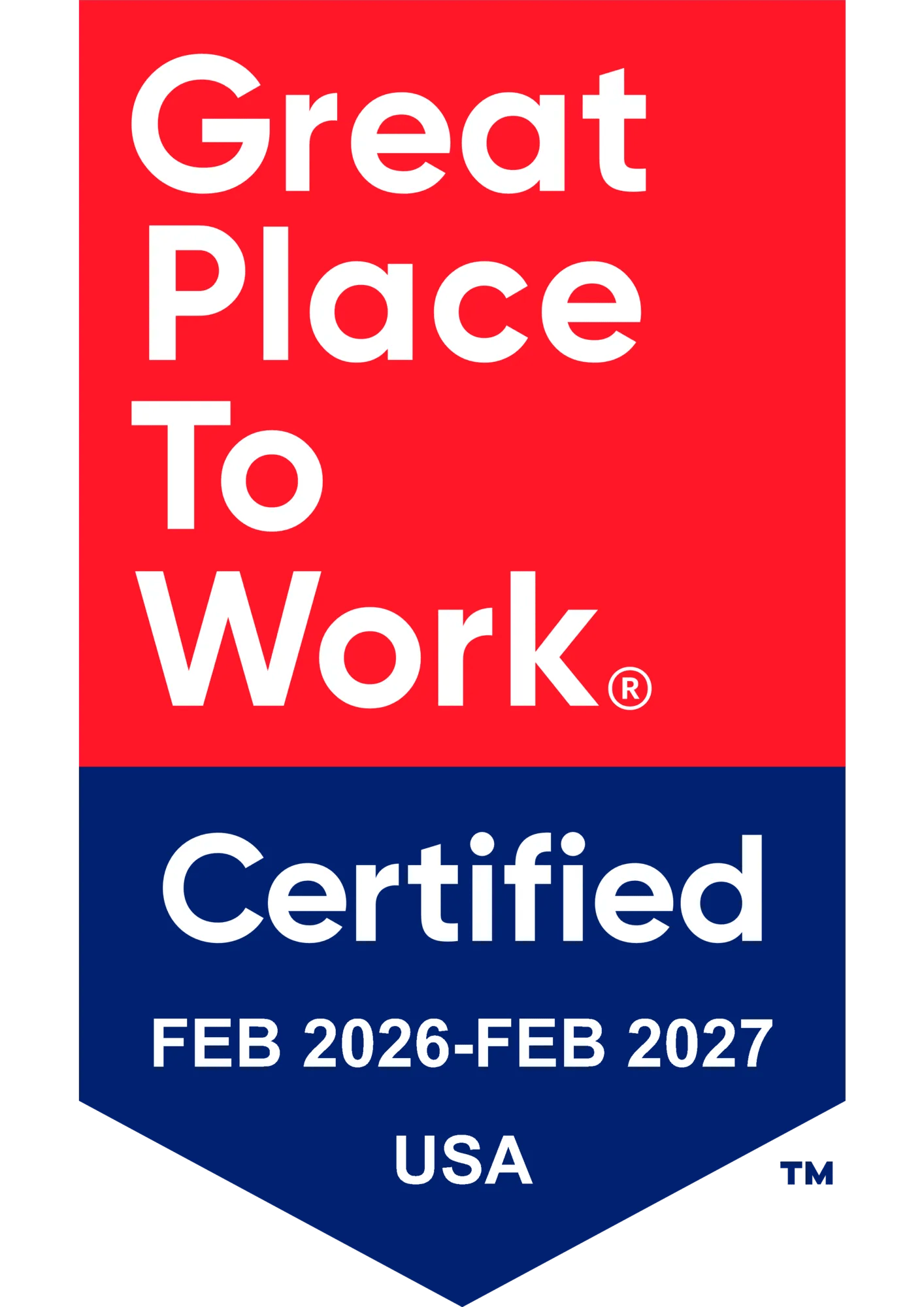 Great Place to Work 2026 Certification 3
