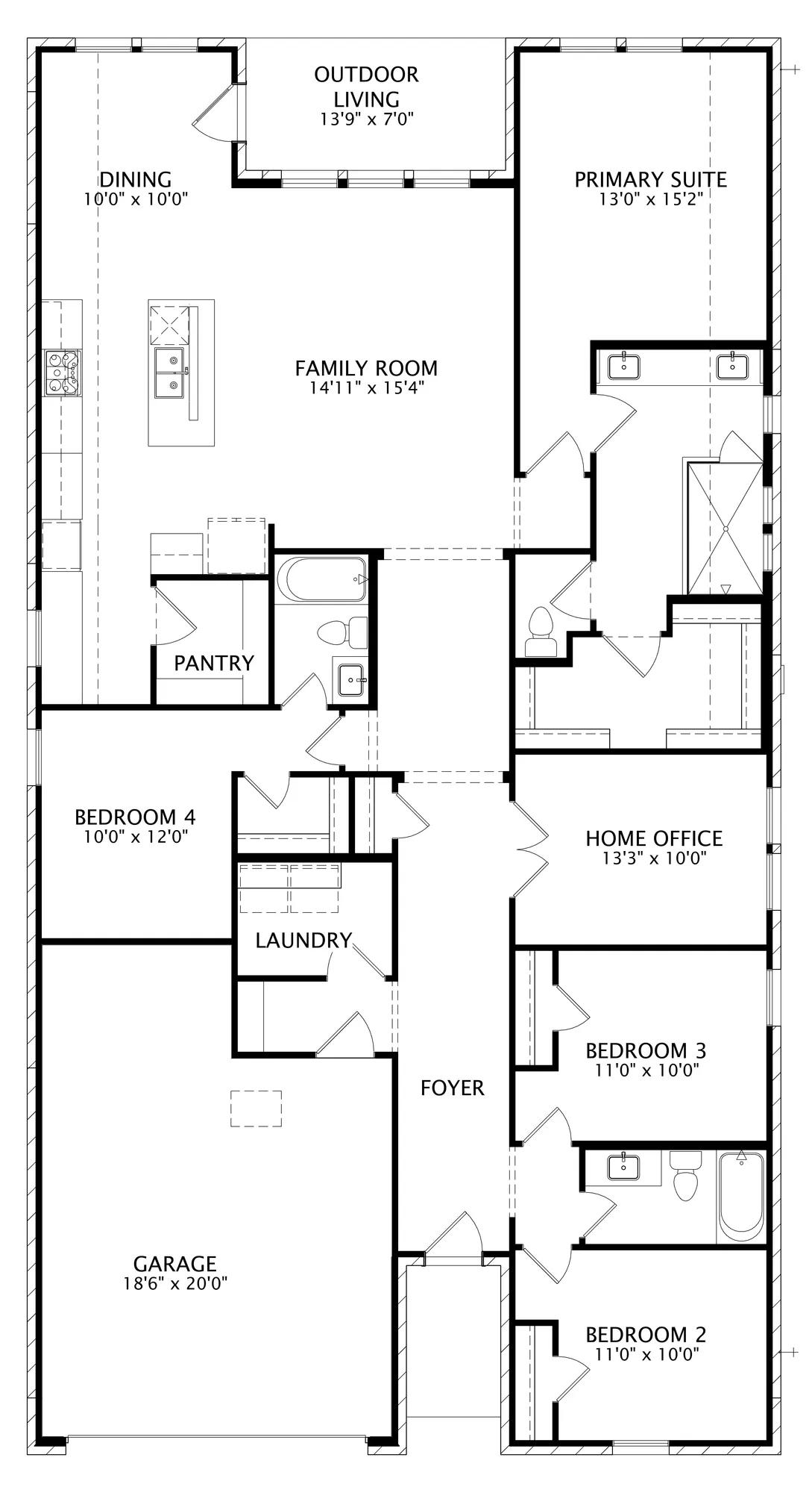 Canyon floor plan drawing