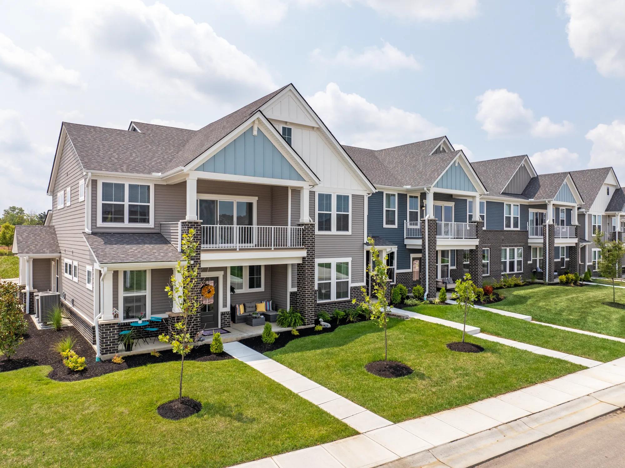 Drees new townhome building
