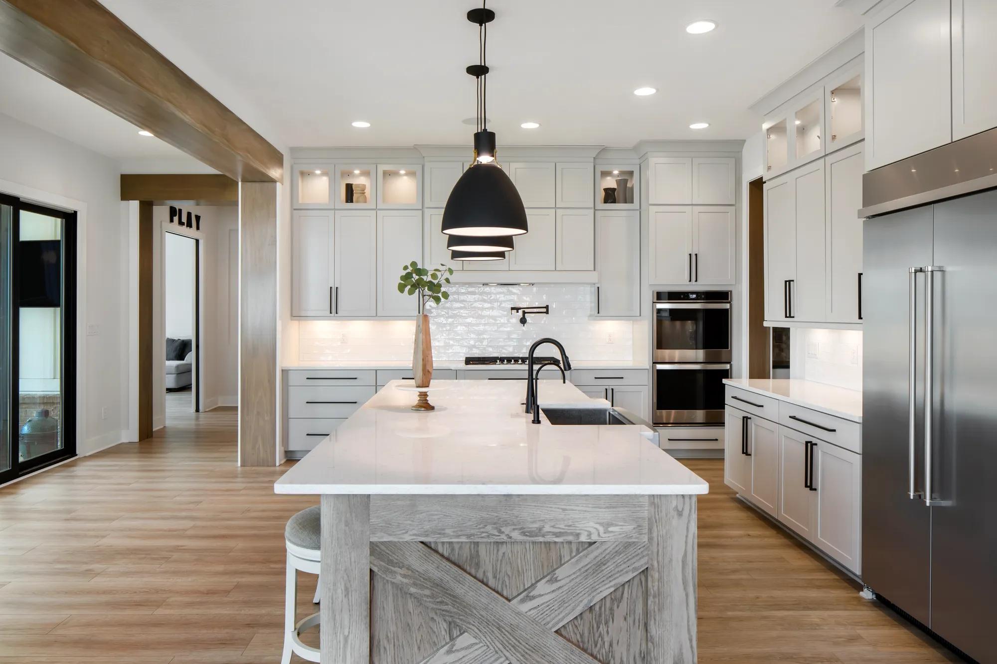 Beautiful marble counter kitchen