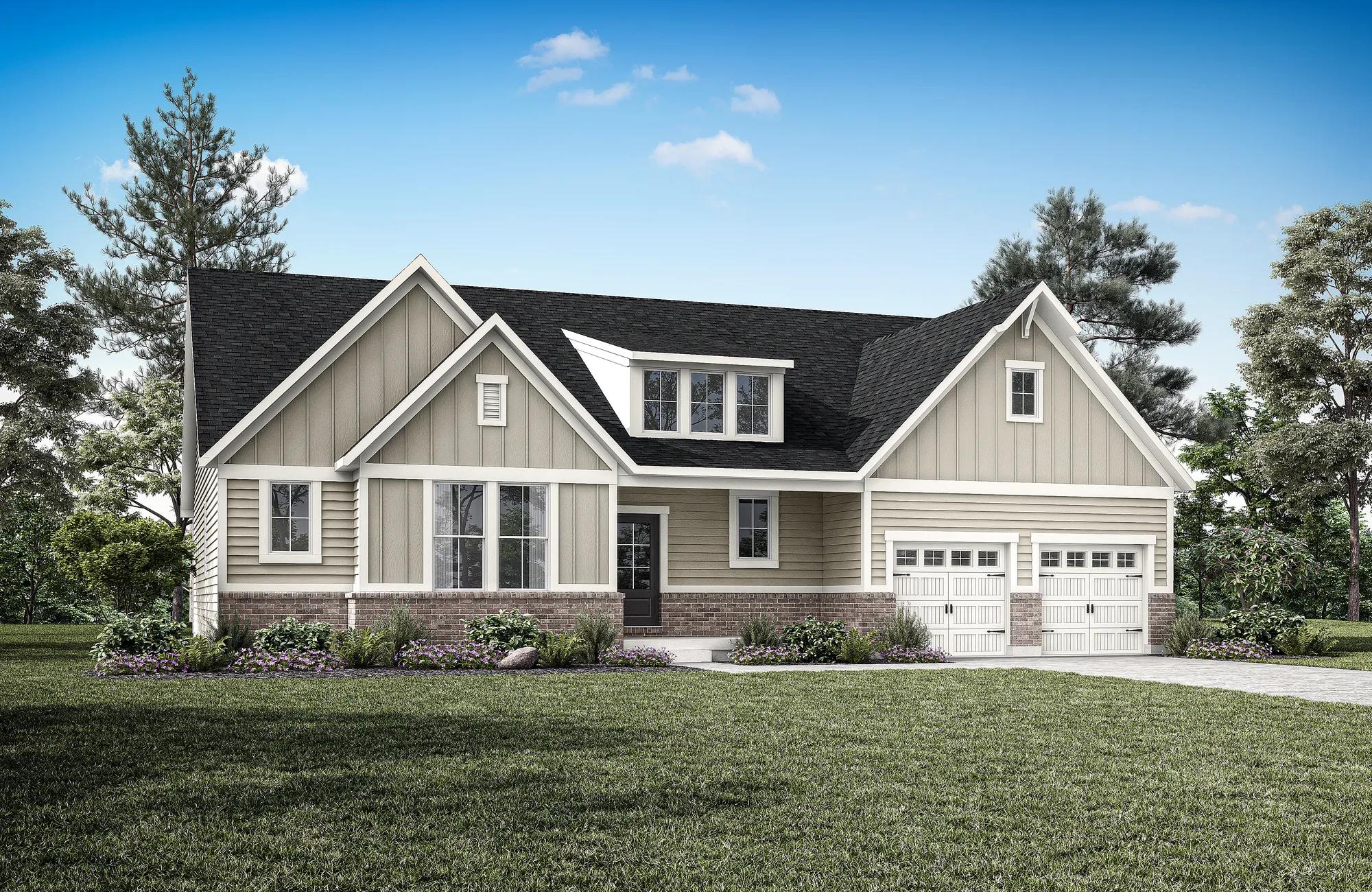 New Home Floor Plans | The Lyndhurst at Sanctuary of Olmsted 80's