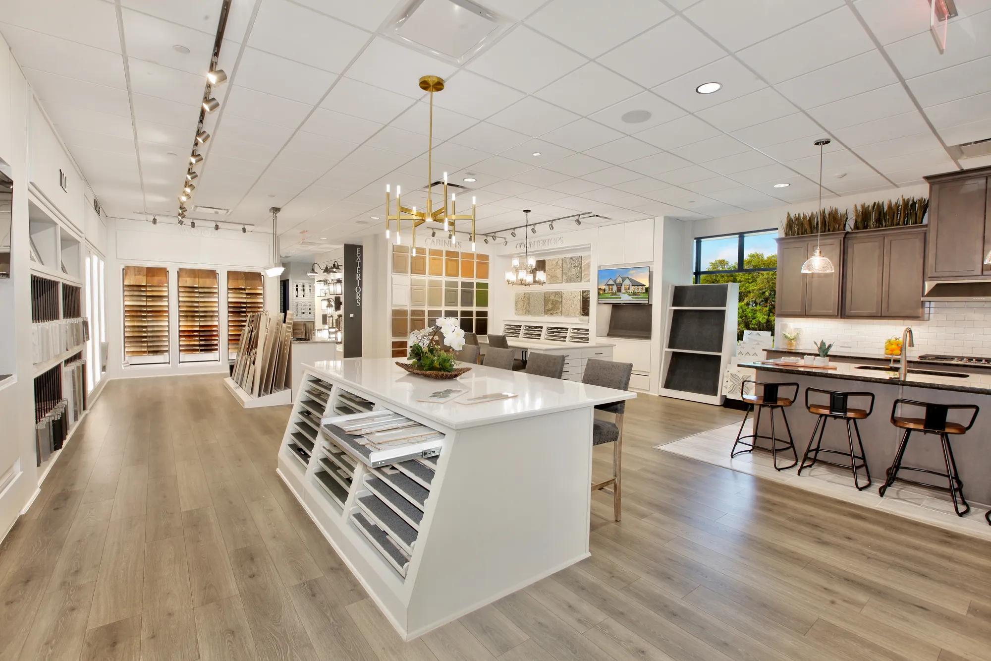 new home design center for selections