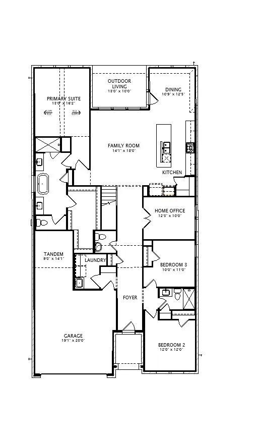 WIMBERLY floor plan drawing