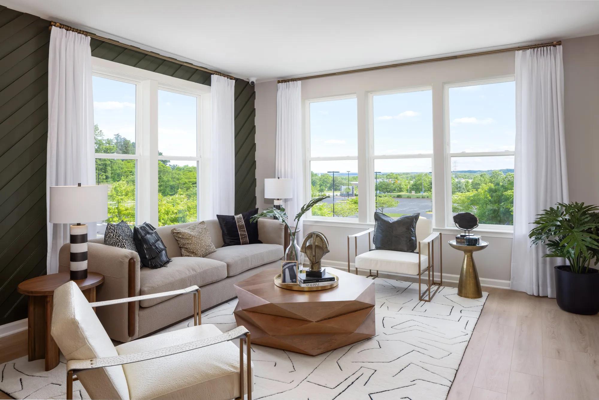 Drees townhome family room