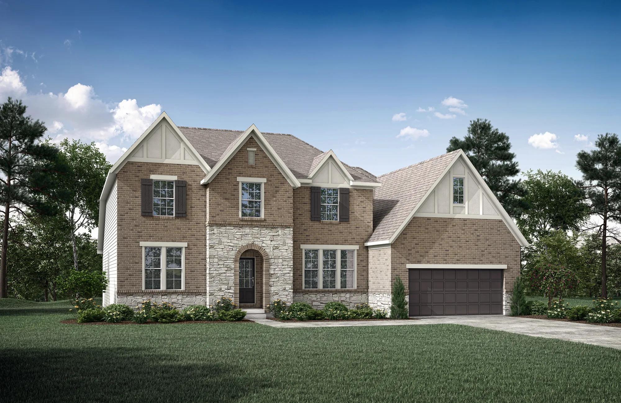 brick and stone house